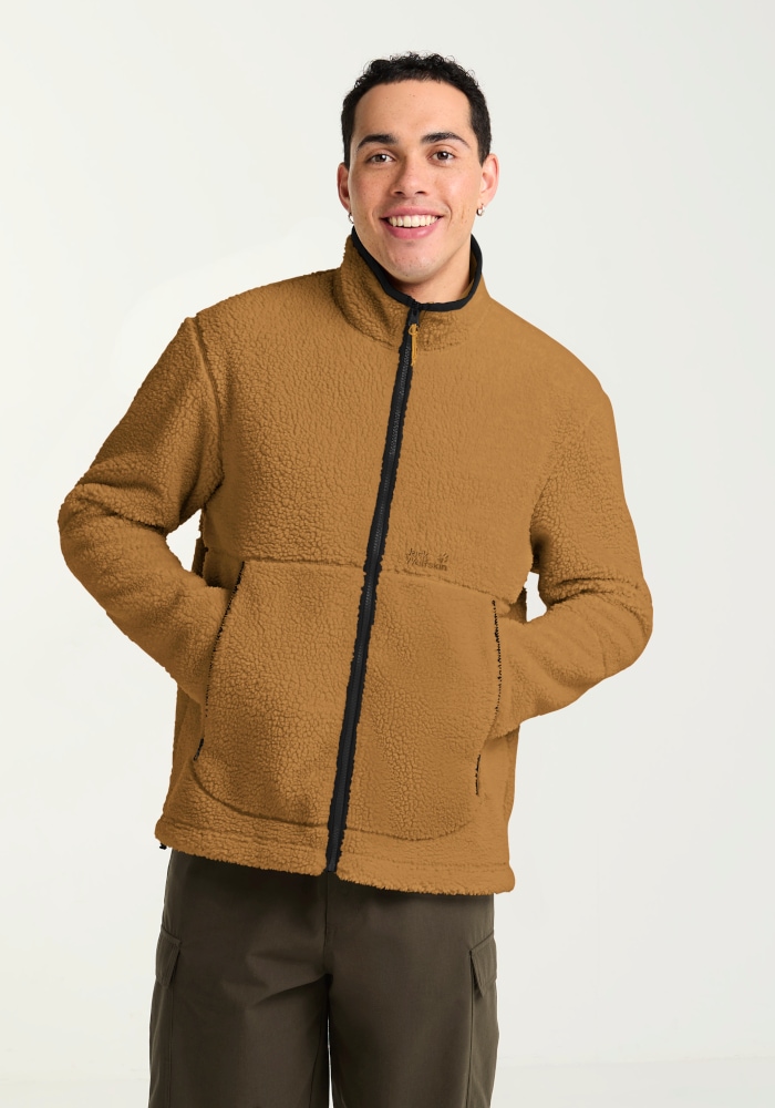 Jack Wolfskin Fleecejacke "STONE LITE JKT M" wind- und wasserabweisend, atmungsaktiv, aus Polyester