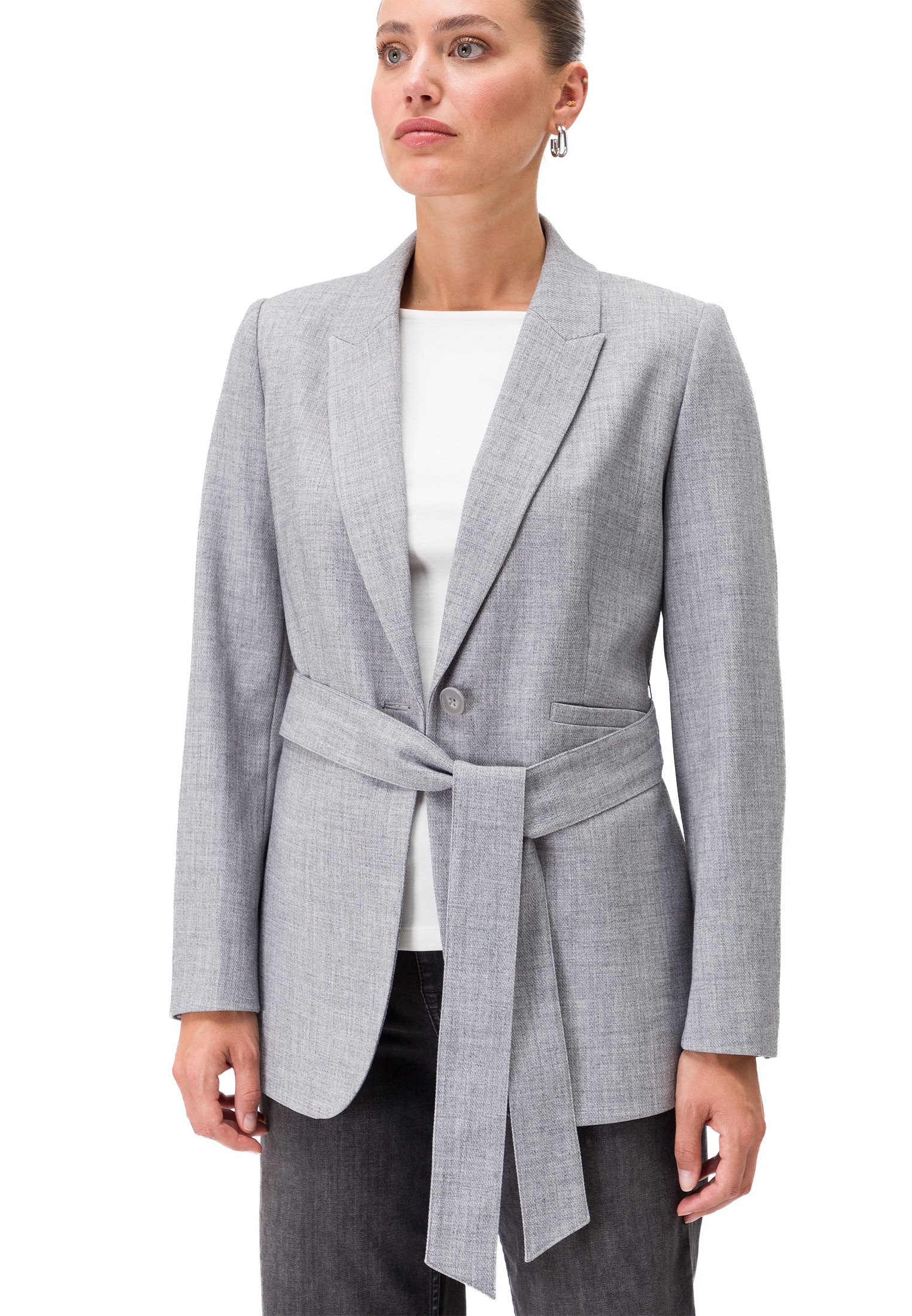 Zero Kurzblazer "zero Blazer mit Bindegürtel", Gürtel günstig online kaufen