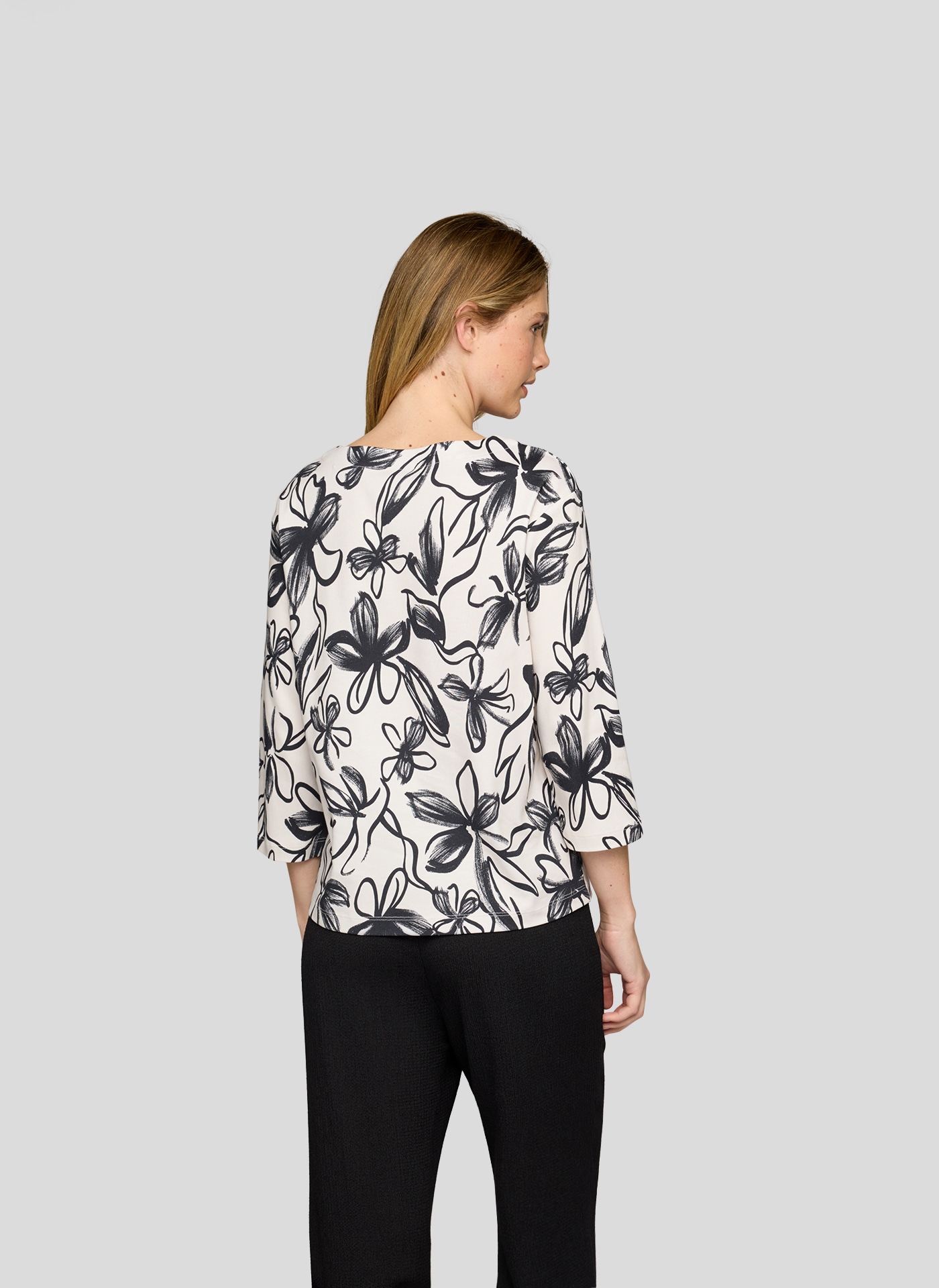 Rabe 3/4-Arm-Shirt, mit All-Over Print