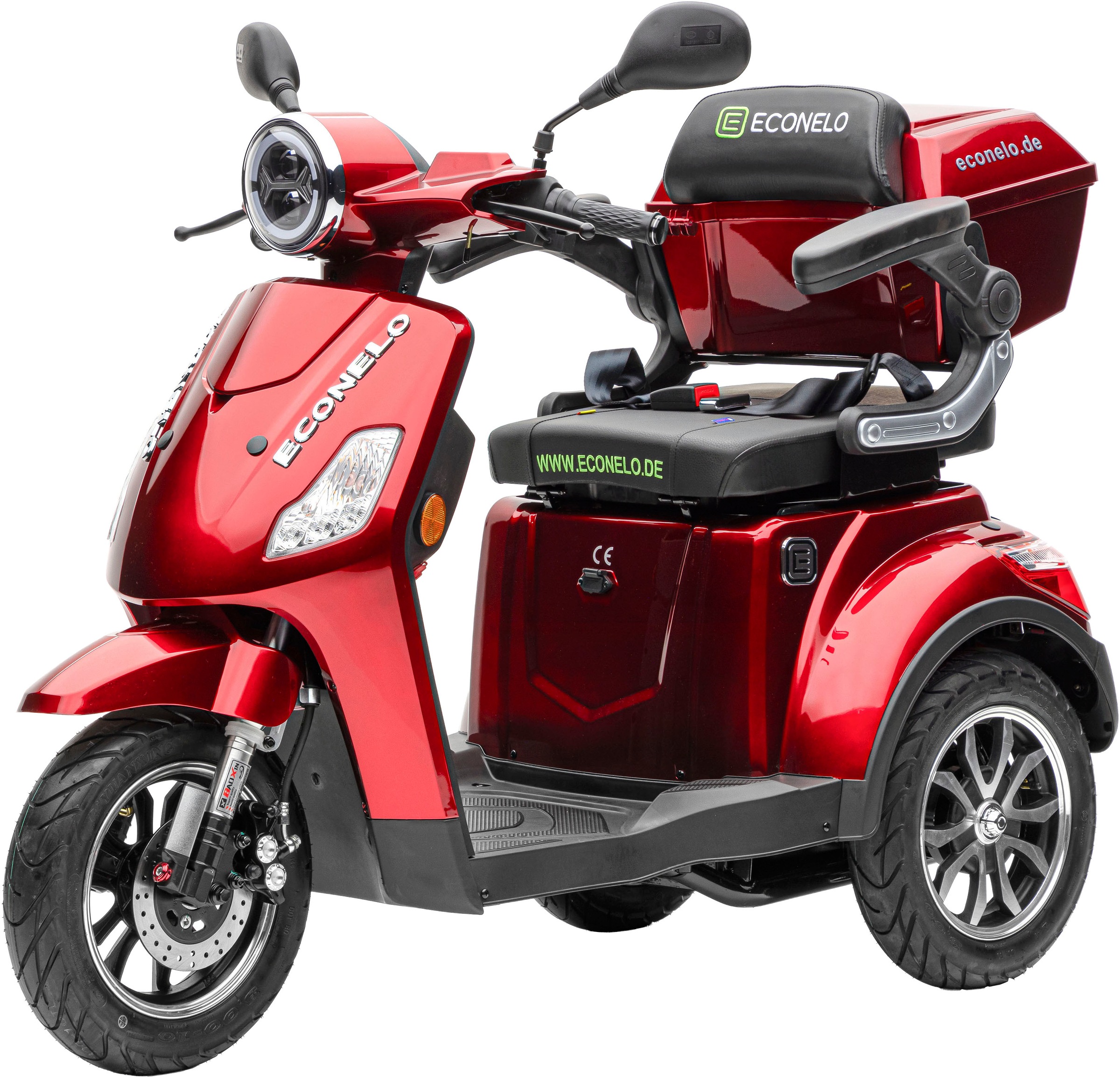 ECONELO Elektromobil "Seniorenmobil P1000, Blei-Akku, 25 km/h, 1000 Watt" 1.000 W 25 km/h