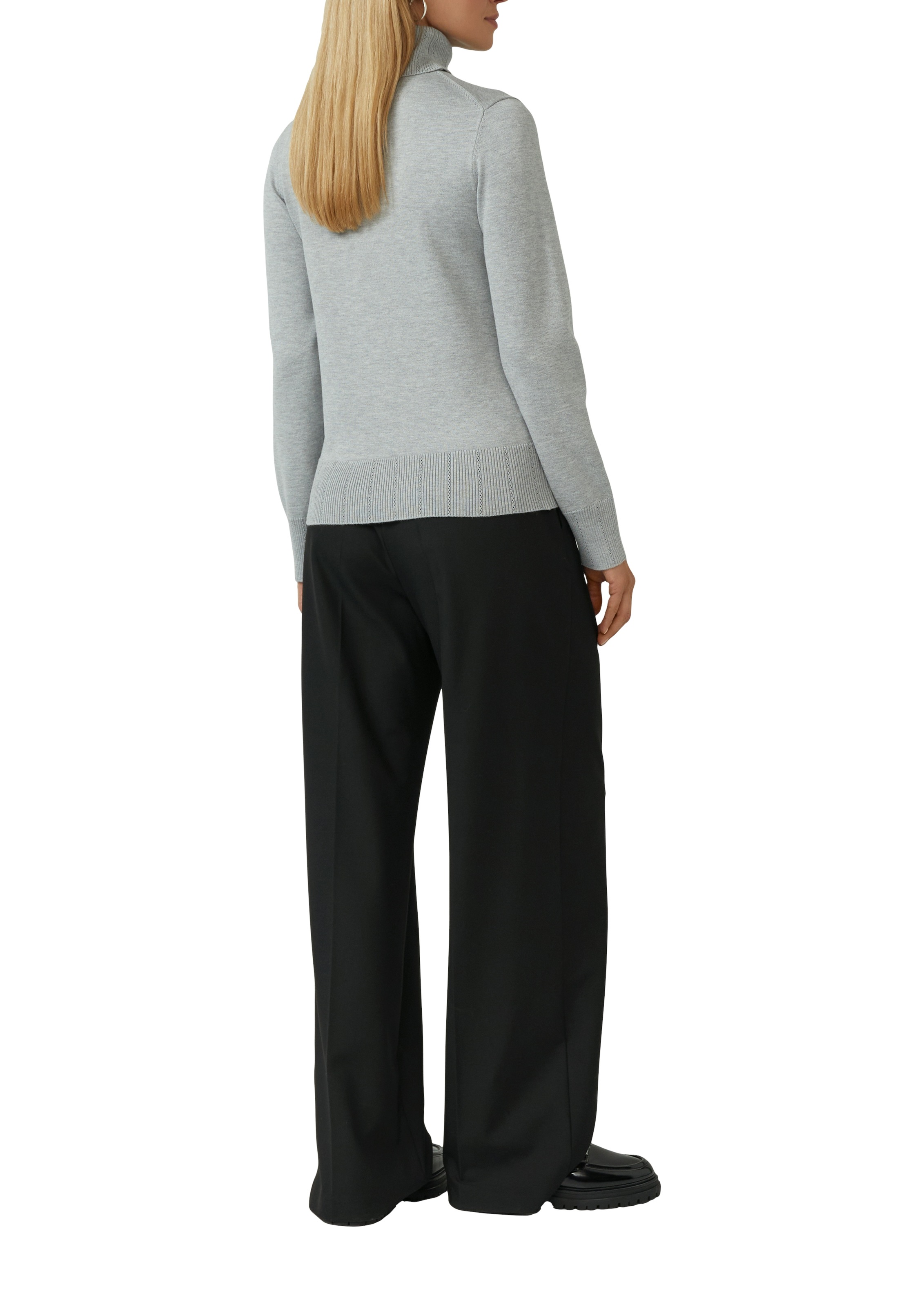 s.Oliver BLACK LABEL Strickpullover mit Rollkragen