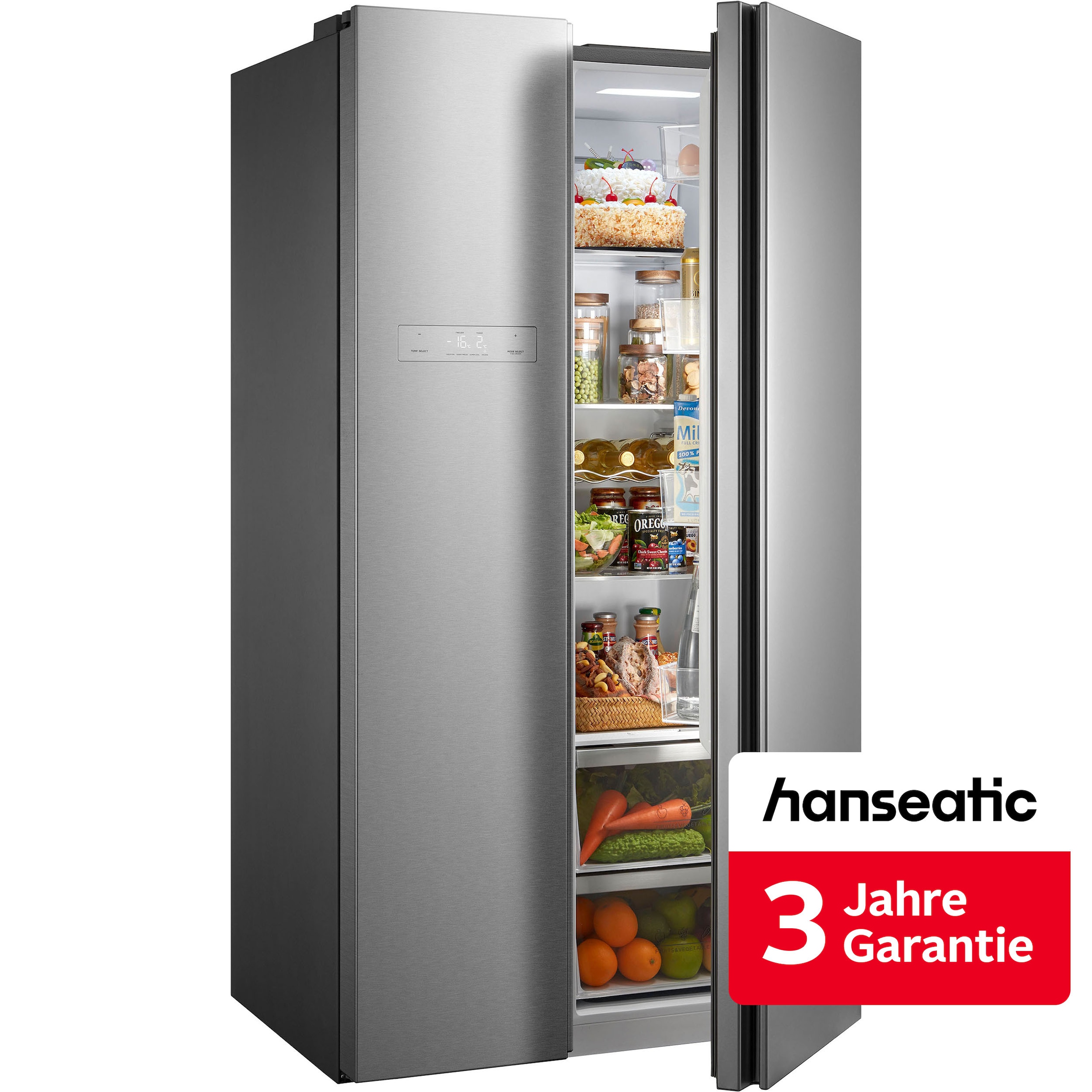 Hanseatic Side-by-Side "HSBS17590CI" 179,3 cm hoch 91 cm breit inkl. 3 Jahre Herstellergarantie