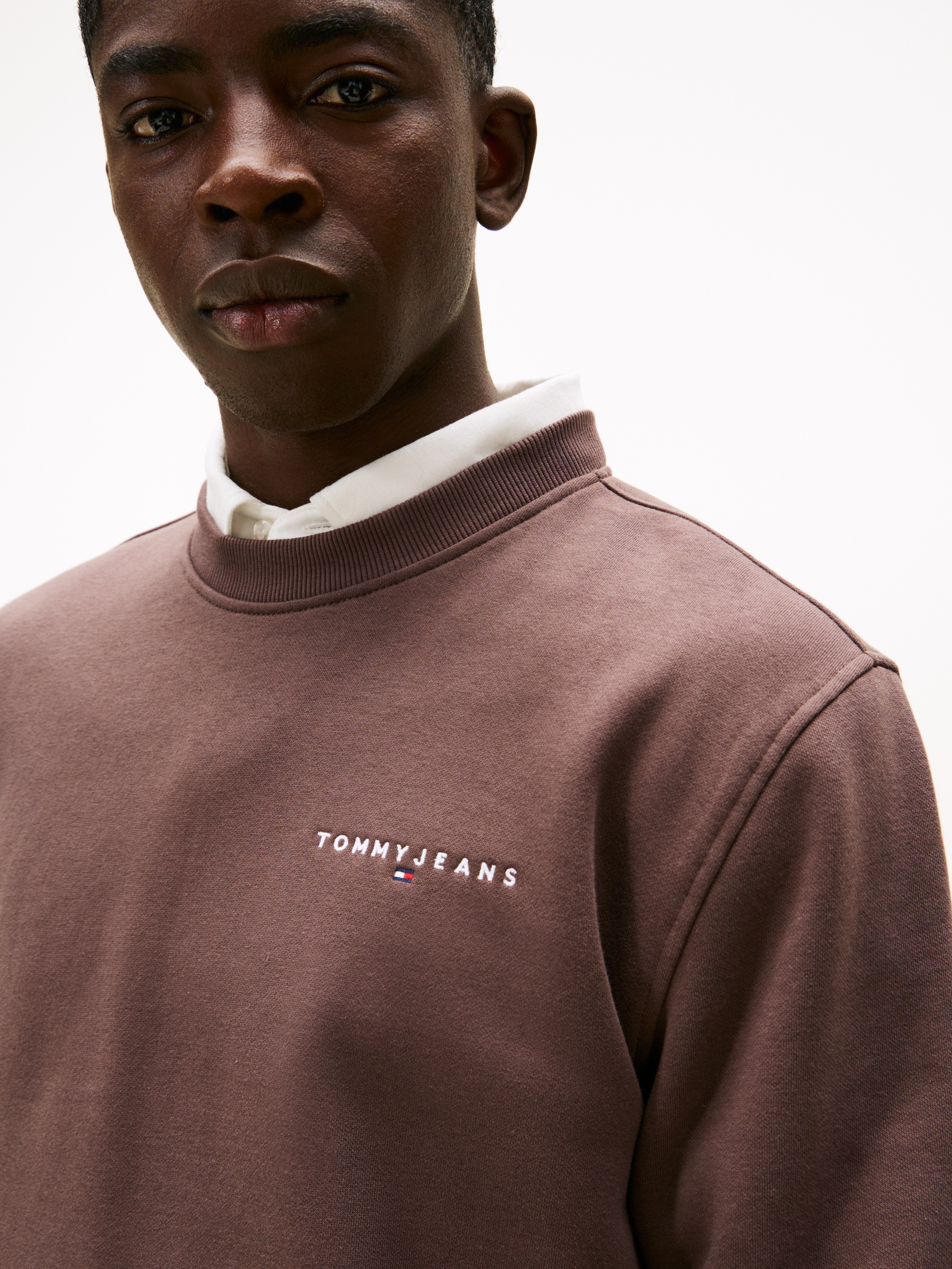 Tommy Jeans Sweatshirt "TJM REG LINEAR CREW EXT", mit Logostickerei günstig online kaufen