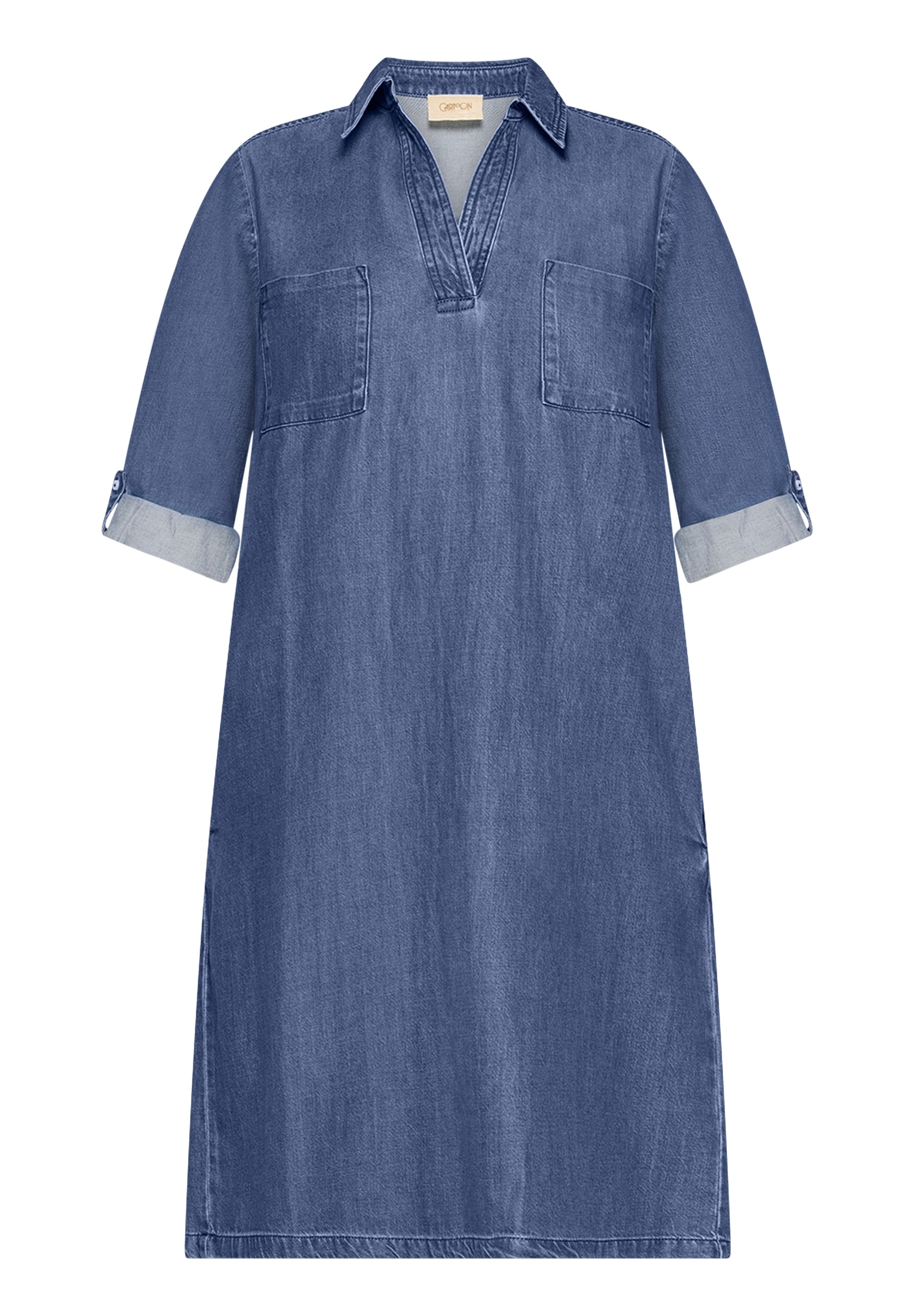 Cartoon Jeanskleid »Damen mit Kragen« Ohne Tasche