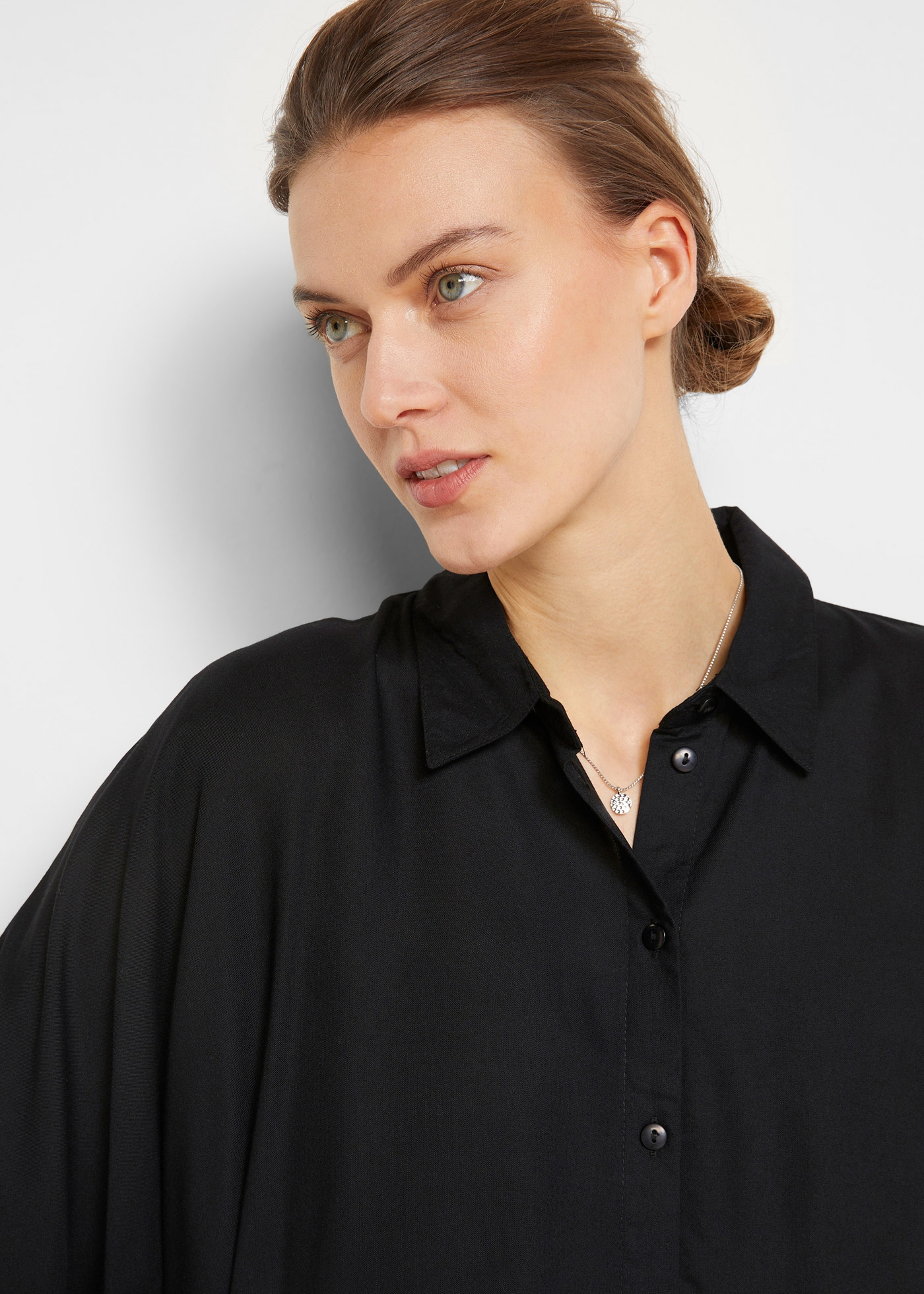 bonprix Blusenkleid Eingrifftaschen mit 1/2-Arm