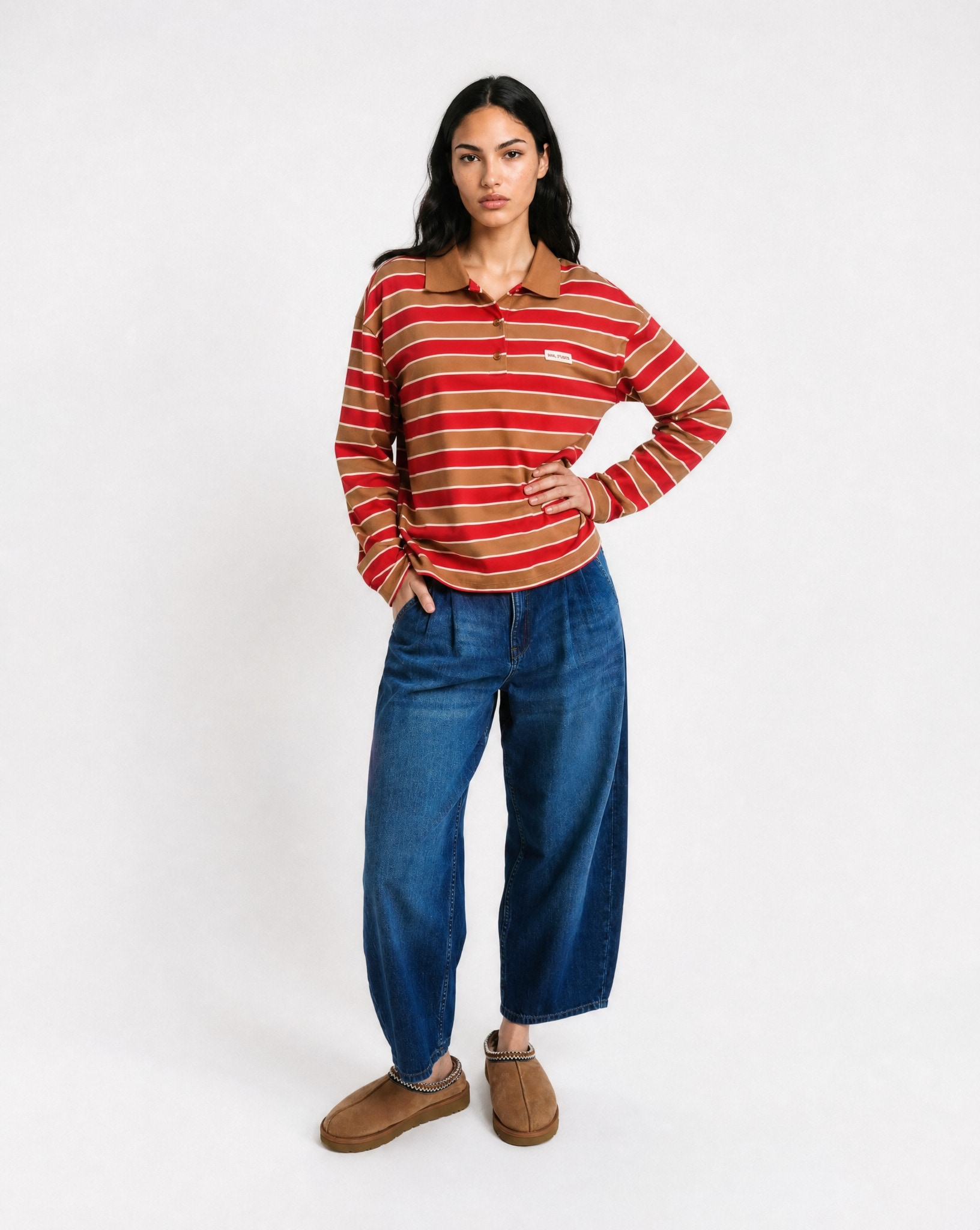 Smith & Soul Langarmshirt mit modischen Streifen