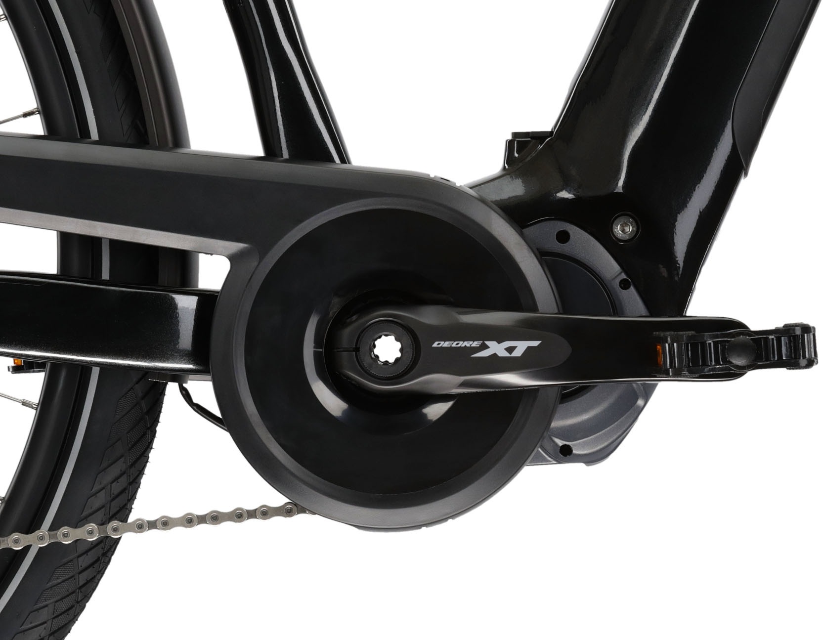 Kross E-Bike »E-Trekkingrad Trans Hybrid Prestige 630 28 Zoll schwarz«, 11 Gang, Shimano, DEORE XT DI2 M8050, Mittelmotor 250 W