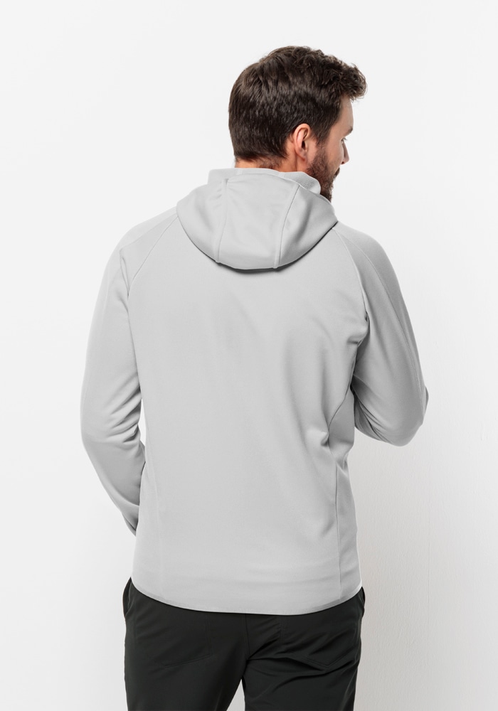 Jack Wolfskin Fleecejacke »ALPGRAT HOODED FZ M«, mit Kapuze