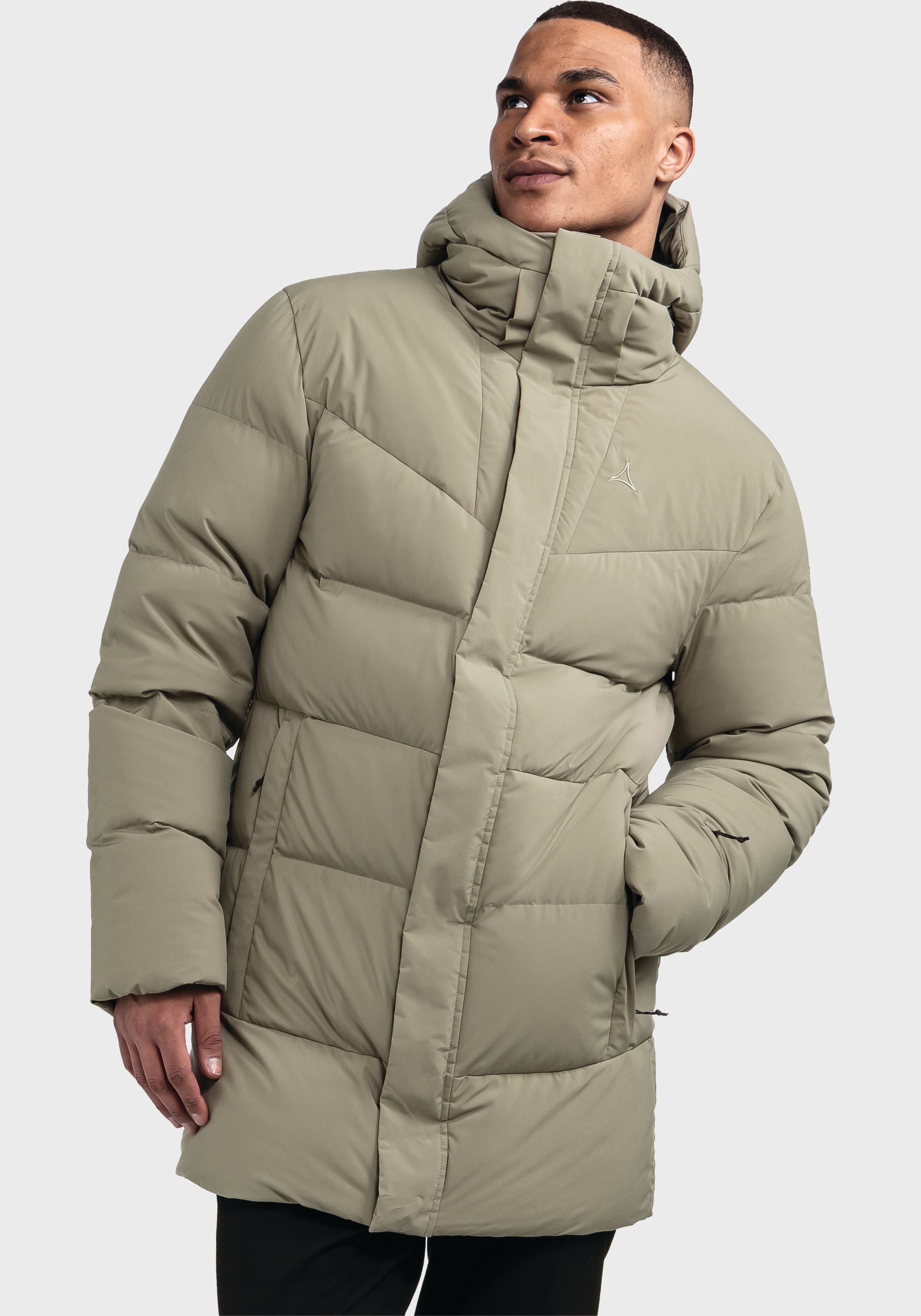 Schöffel Langjacke »Urban Down Coat Style Cers MNS«, mit Kapuze