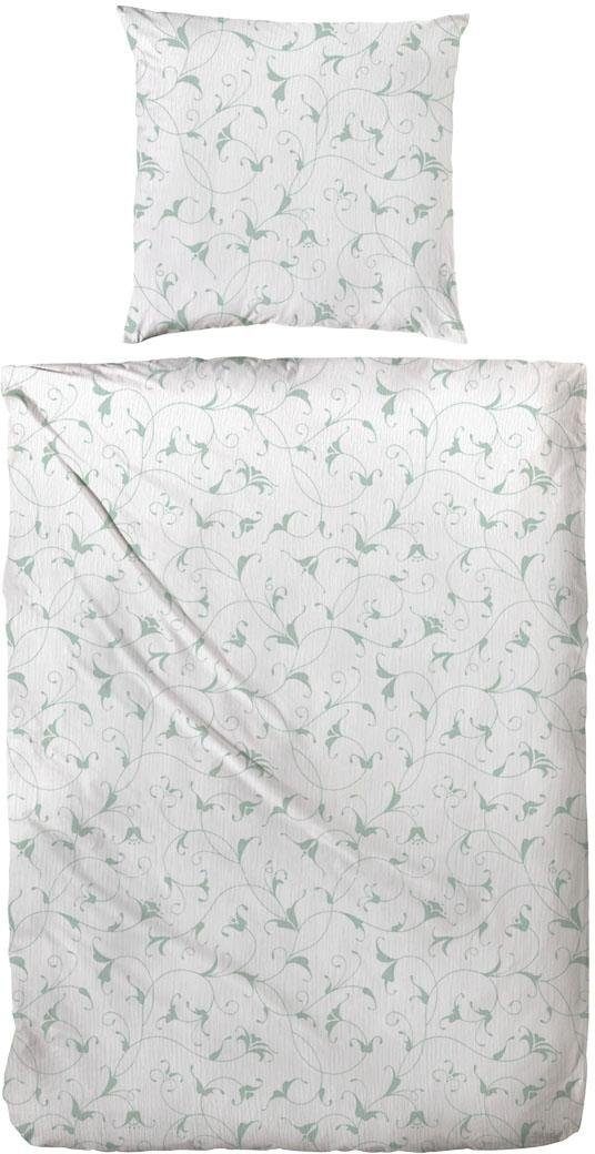 Primera Bettwäsche "Bio Crepe Ranken" 2 Stk. mit filigranem Rankenmuster günstig online kaufen