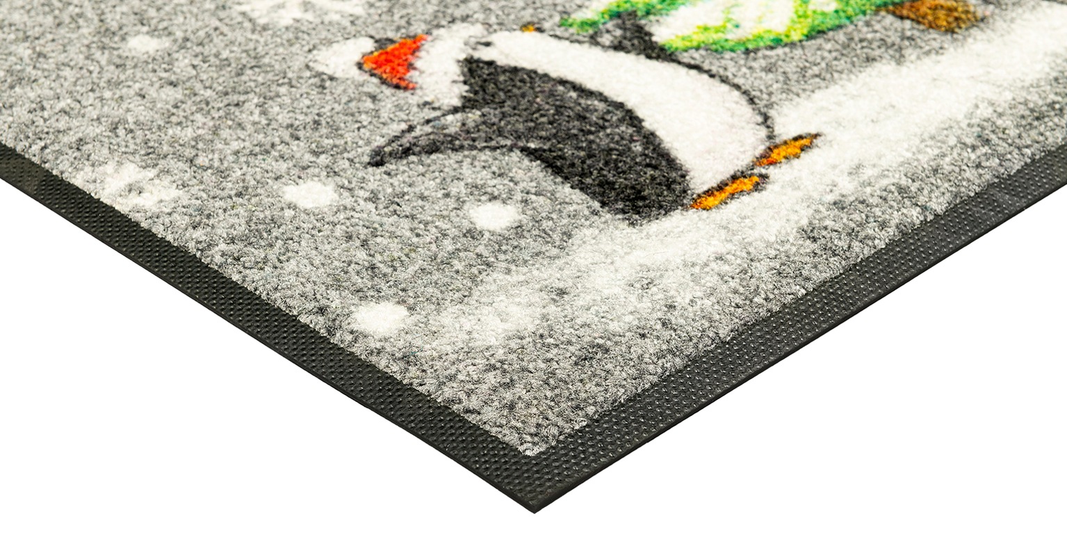 wash+dry by Kleen-Tex Fußmatte »Polar Friends«, rechteckig, 7 mm Höhe