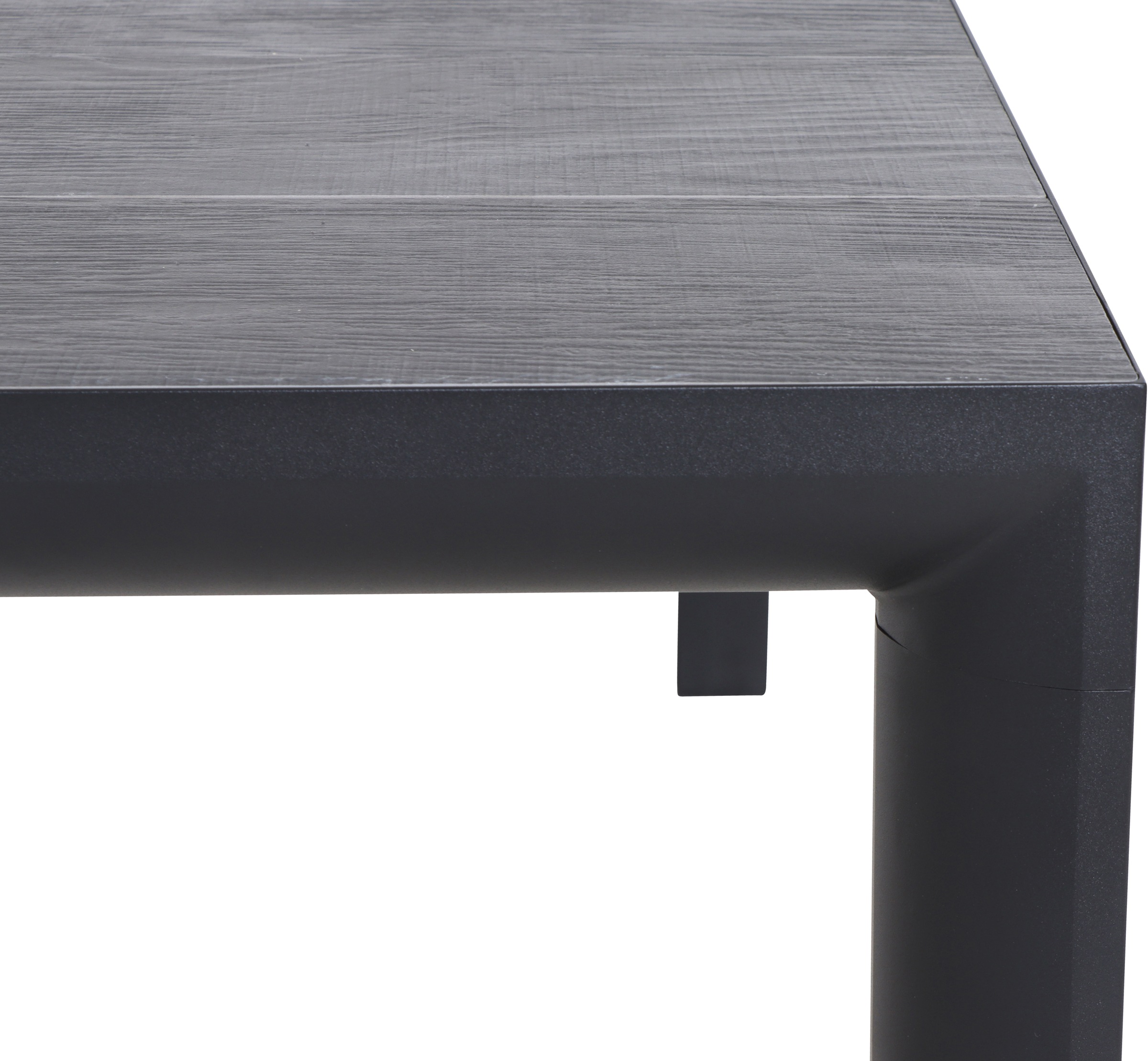 Siena Garden Gartentisch »SILVA Tisch 140x90cm matt anthrazit/wood-grey« Aluminiumgestell matt anthrazit, Tischplatte aus Keramik in wood grey