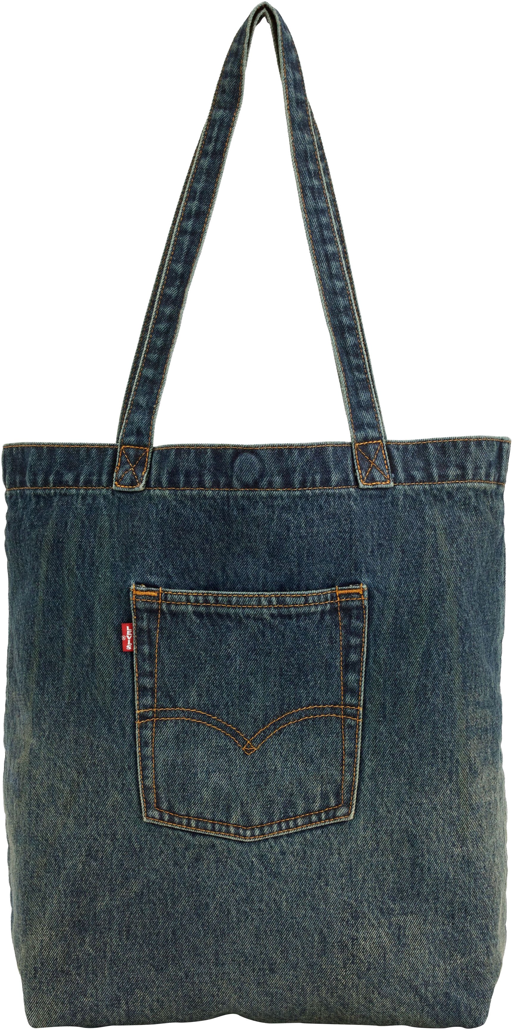 Levis Beuteltasche "LEVIS TOTE" aus Denim, mit Außentasche