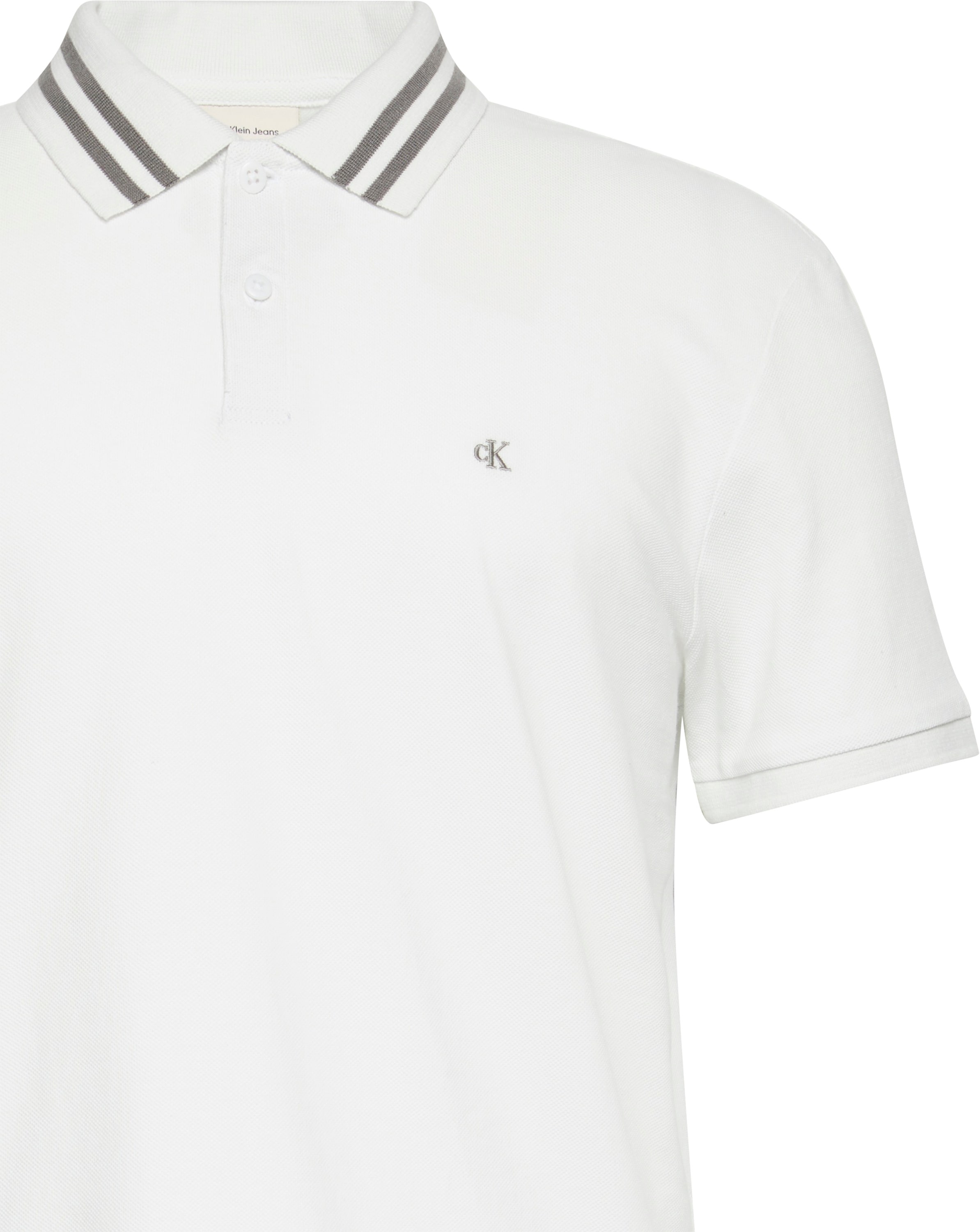 Calvin Klein Jeans Poloshirt »SS CSL PQ CLSSC TPPD«, Mit Rundhalsausschnitt
