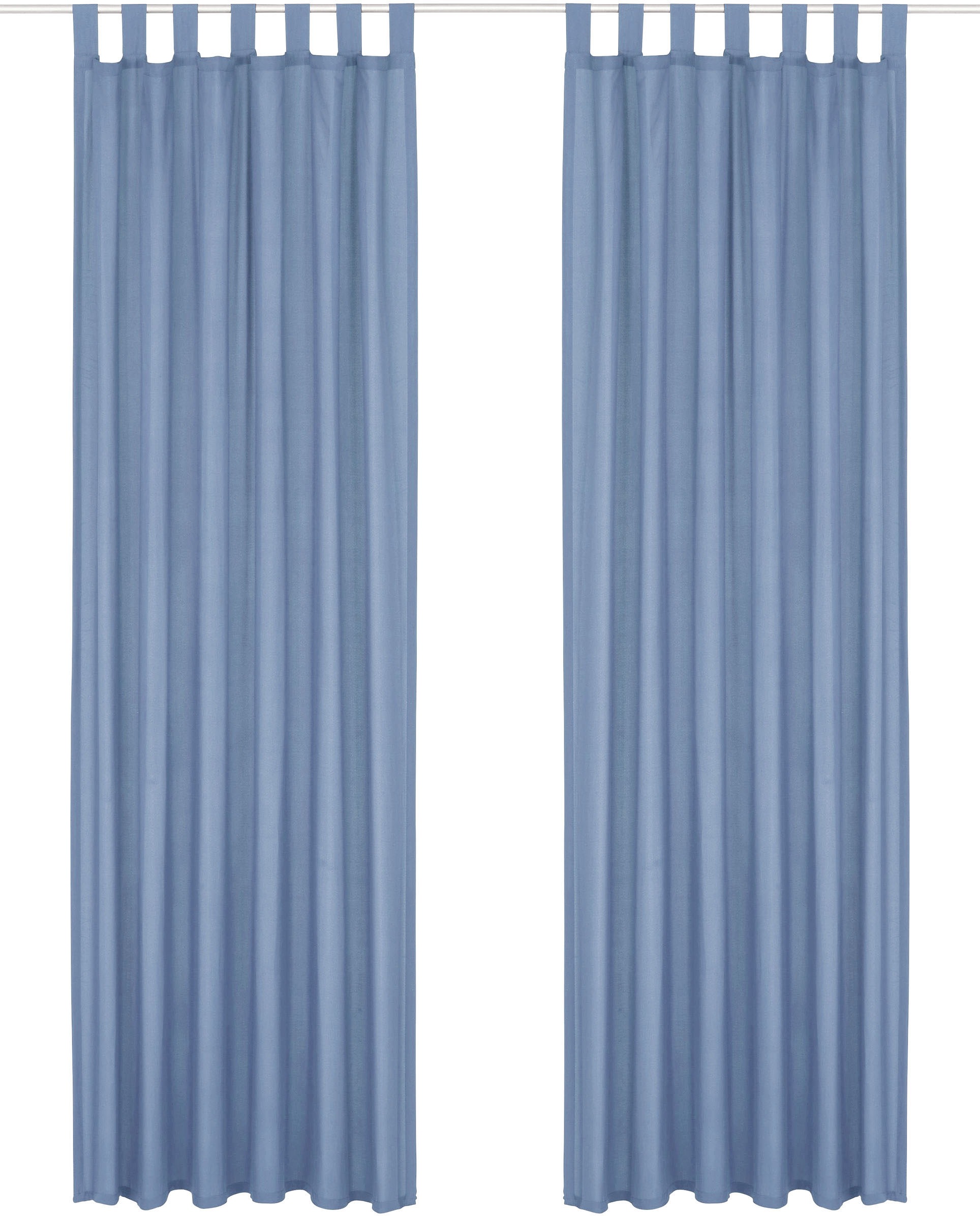 my home Vorhang "Parry" Schlaufen 2 Stk. tlg. 2-er Set, blickdicht, monochr günstig online kaufen