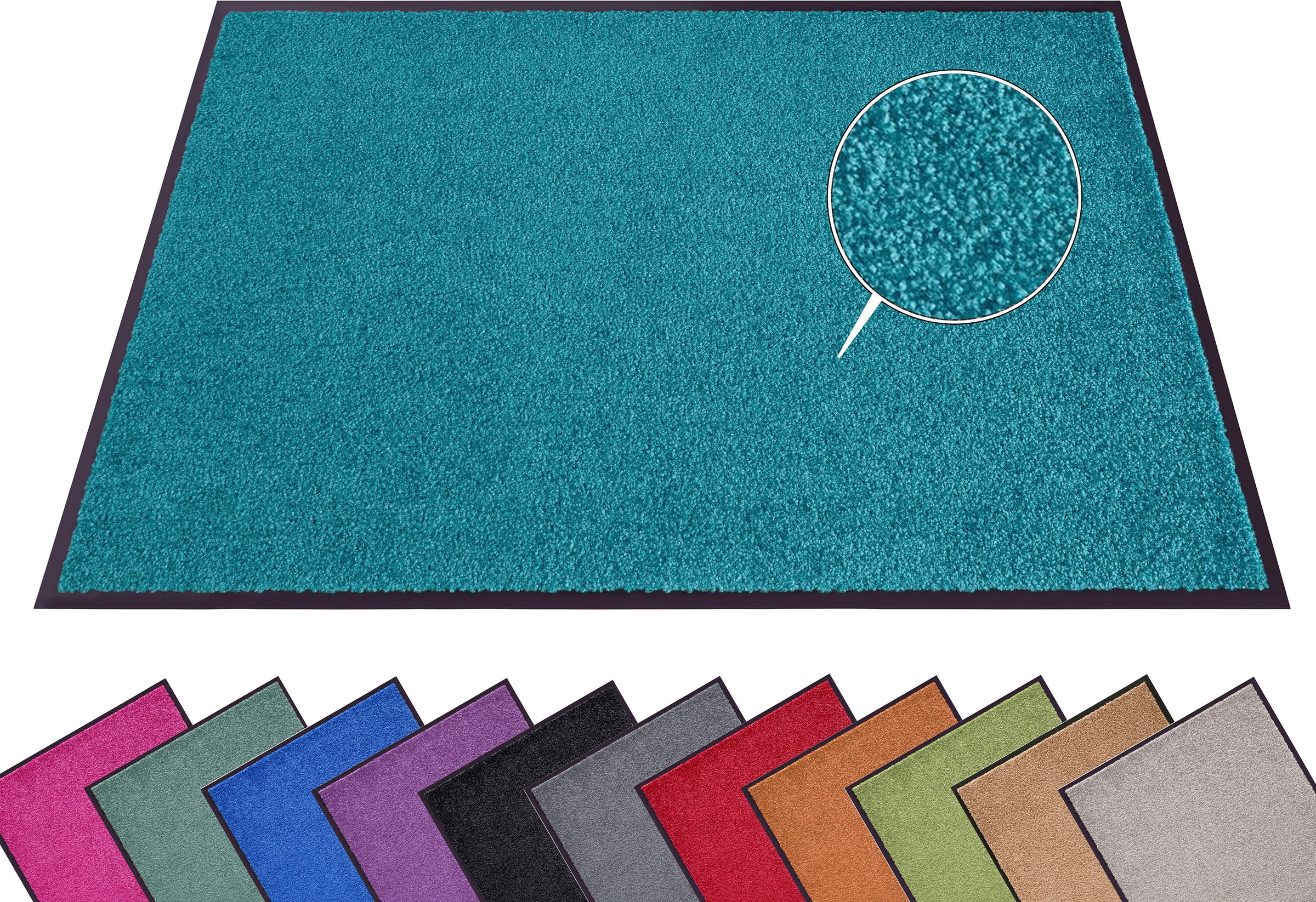 HANSE Home Fußmatte "Wash & Clean" rechteckig 7 mm Höhe Schmutzfangmatte, T günstig online kaufen