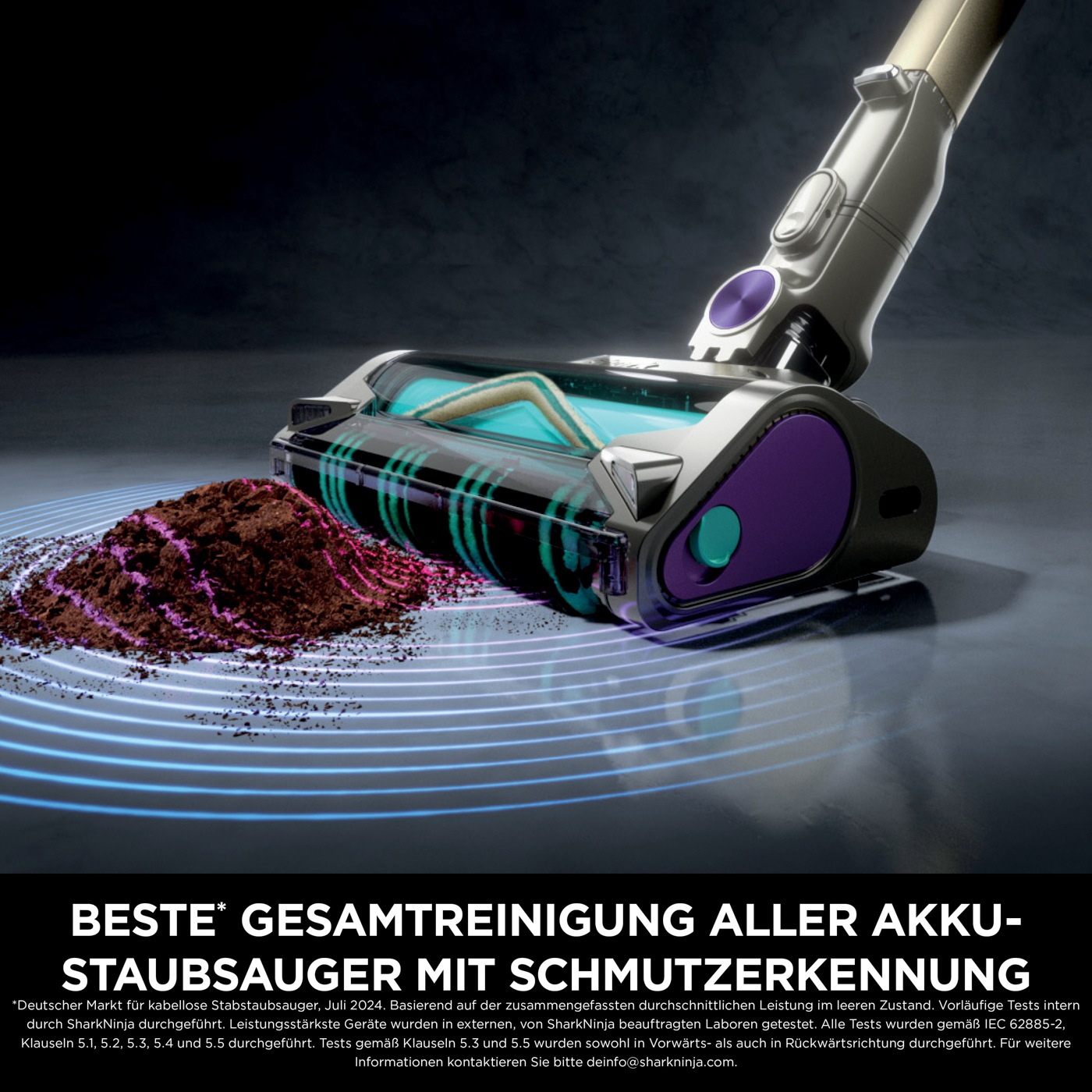 Shark Akku-Stielstaubsauger »Shark PowerDetect Clean & Empty IP3251EUT«, Akku-Staubsauger für Tierhaare, automatische Entleerungsstation