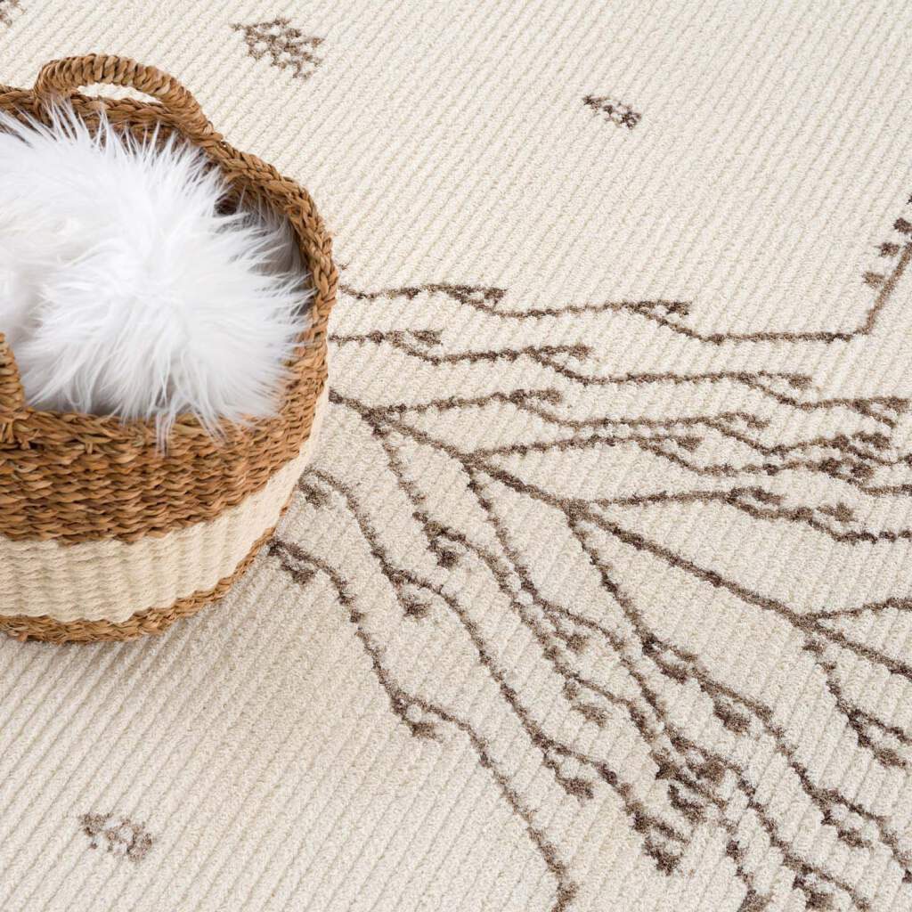 Carpet City Teppich »April 2308«, rechteckig, 10 mm Höhe, Läufer, weich durch Microfaser, Boho Ethno Look, Wohnzimmer