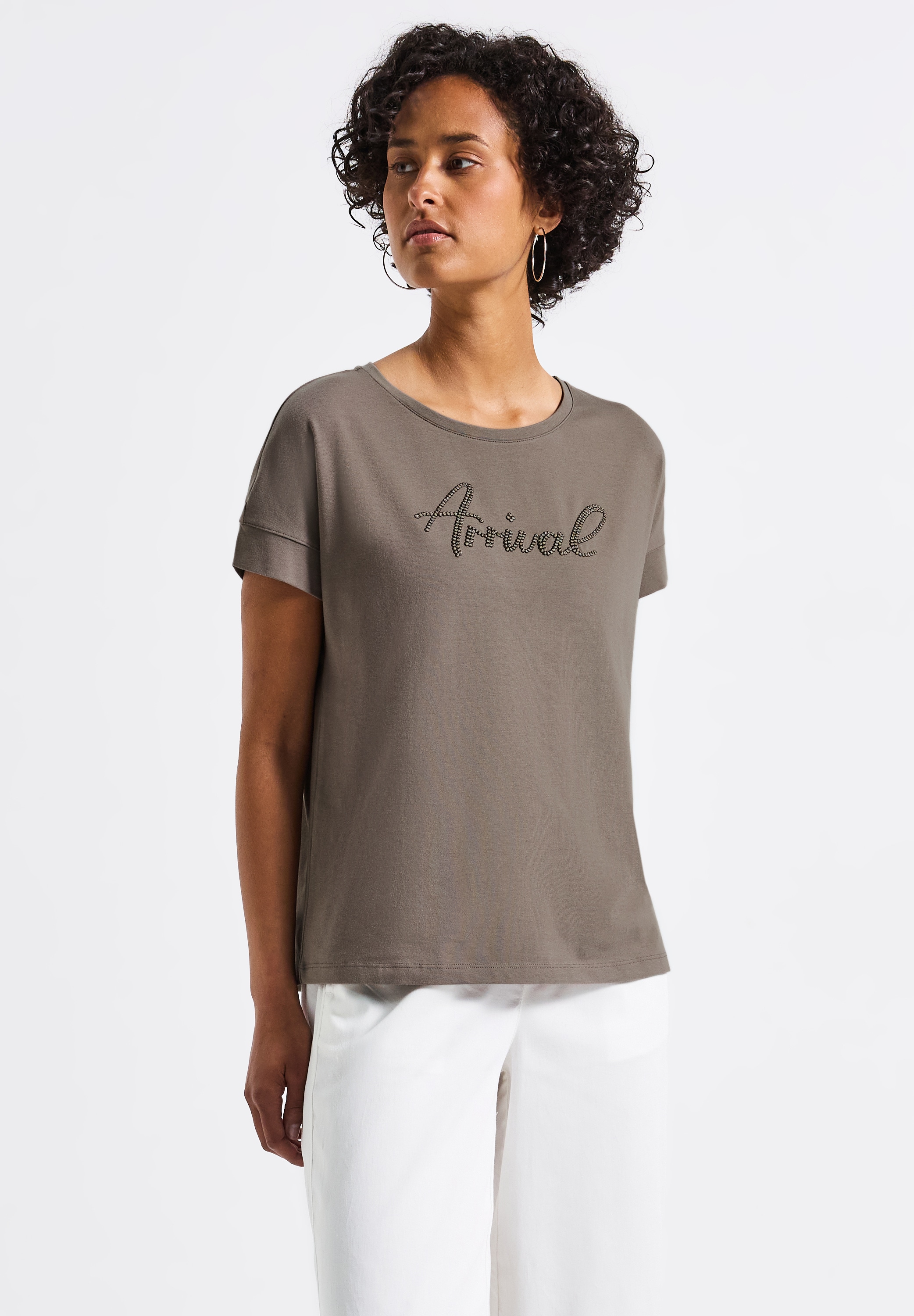 STREET ONE T-Shirt, aus softem Materialmix günstig online kaufen