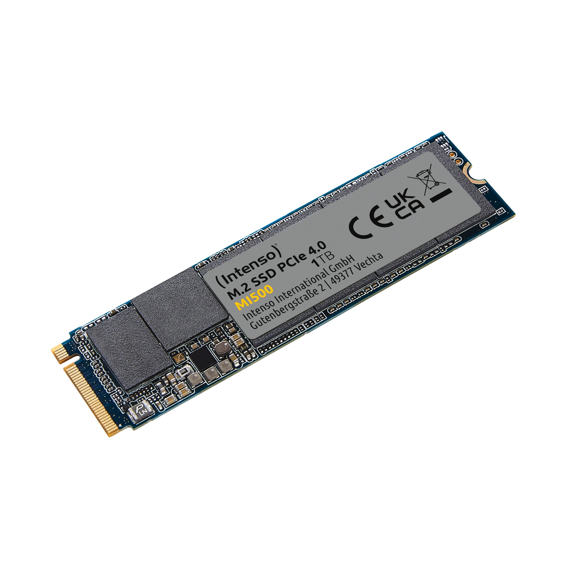 Intenso SSD-Festplatte »M.2 SSD PCIe 1 TB MI500«, Anschluss M.2 PCIe 4.0