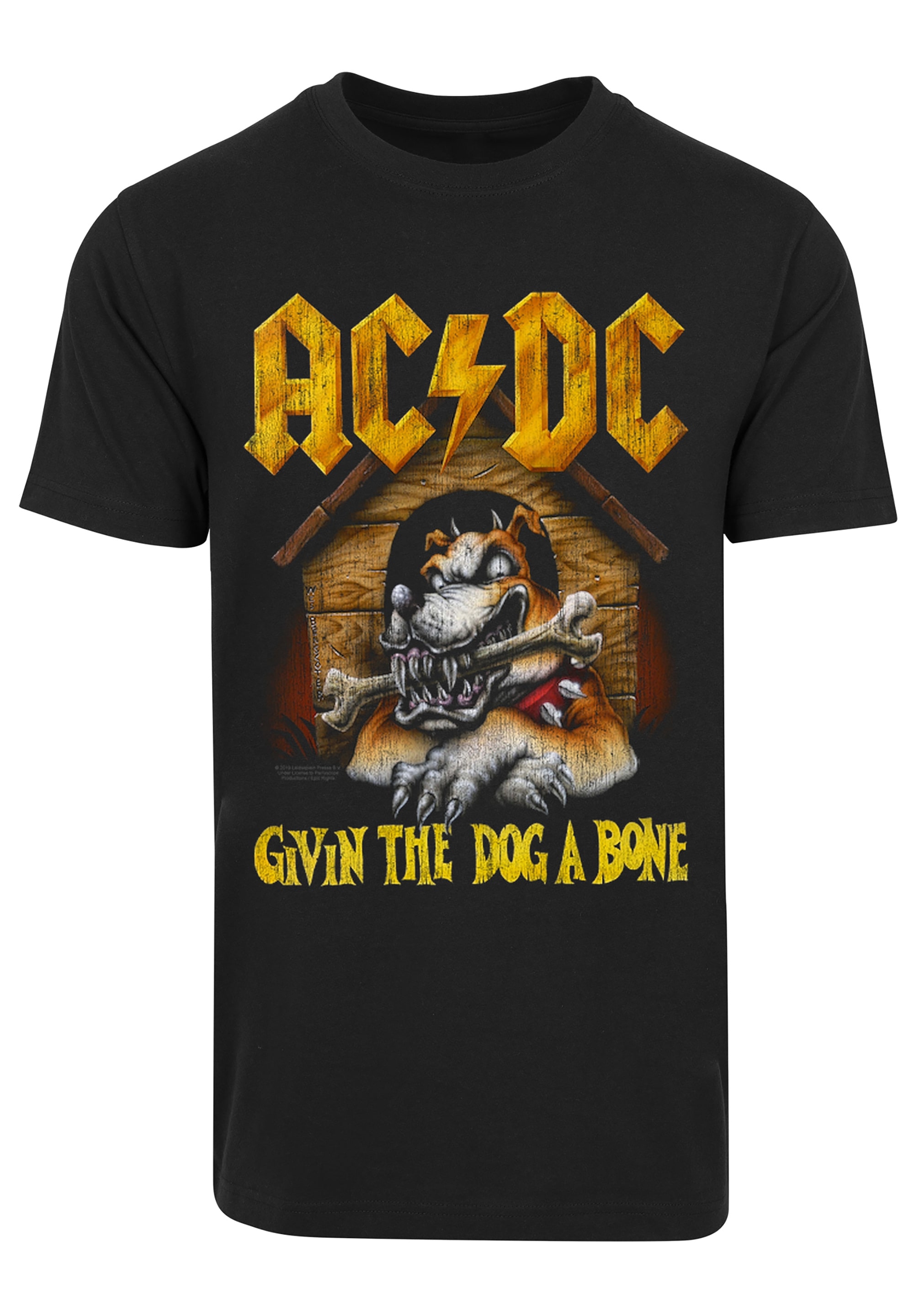 F4NT4STIC T-Shirt »ACDC Givin The Dog A Bone«, Print