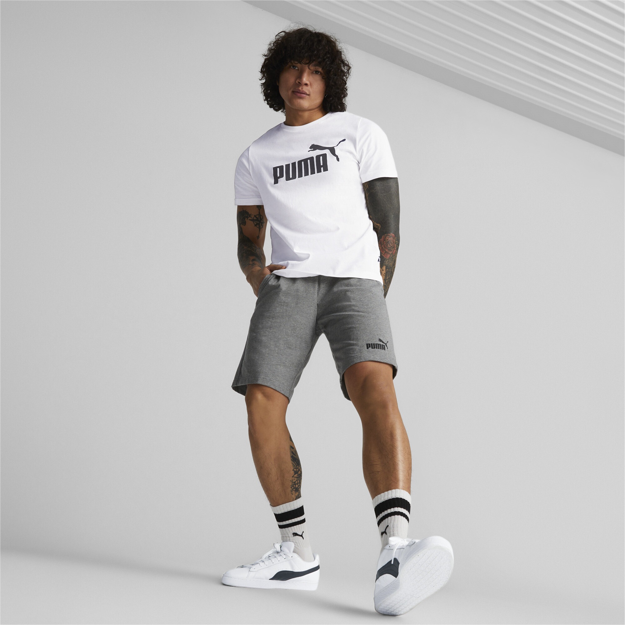 PUMA Sporthose »Essentials Jersey-Shorts Herren«