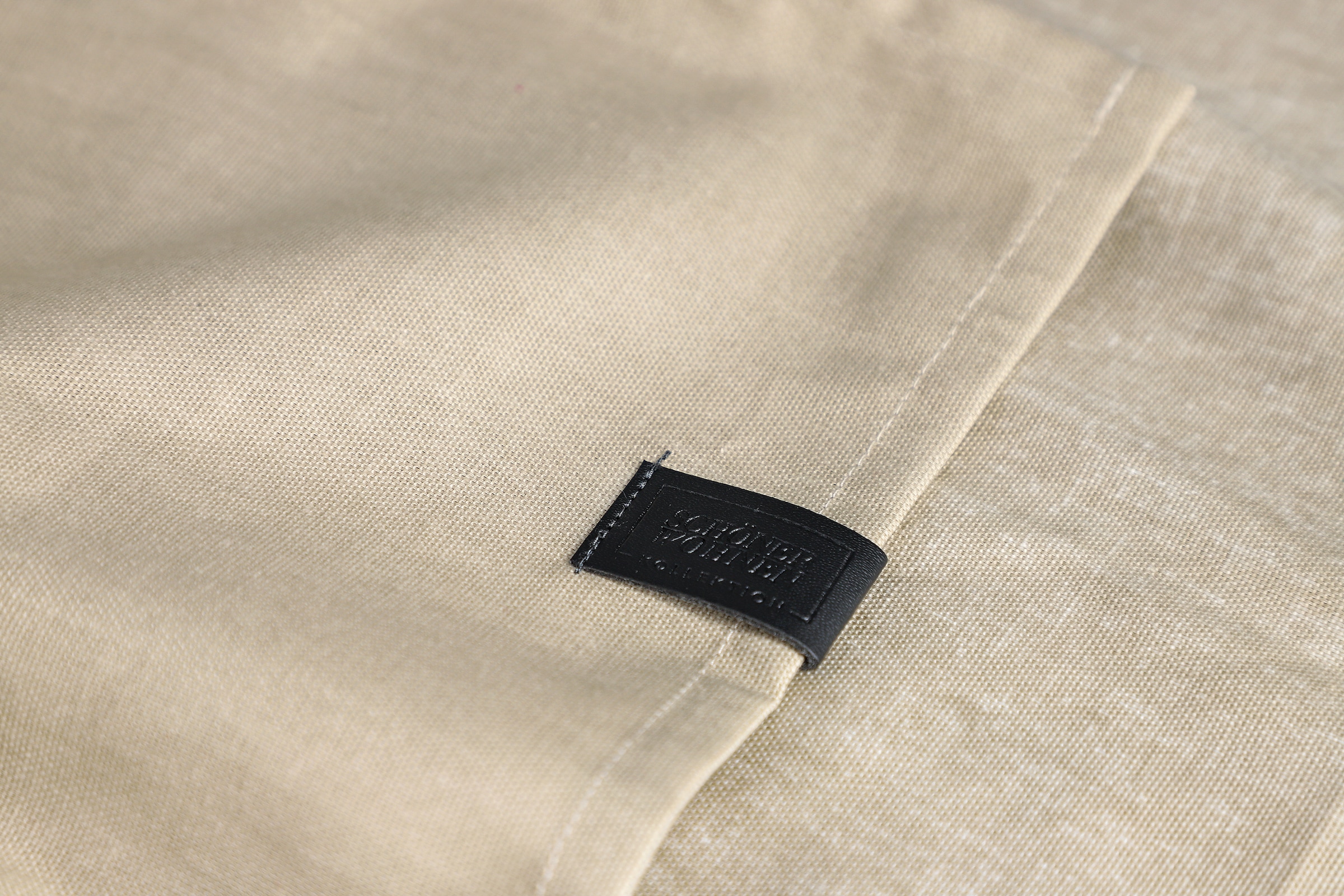 SCHÖNER WOHNEN-Kollektion Tischdecke »Base« aus reiner, sanforisierter Baumwolle