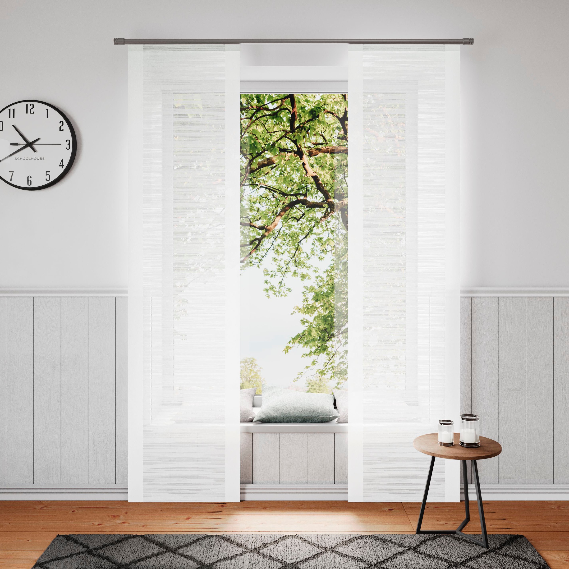 Neutex for you Schiebegardine "Padova" Klettband 1 Stk. tlg. inkl. Befestig günstig online kaufen