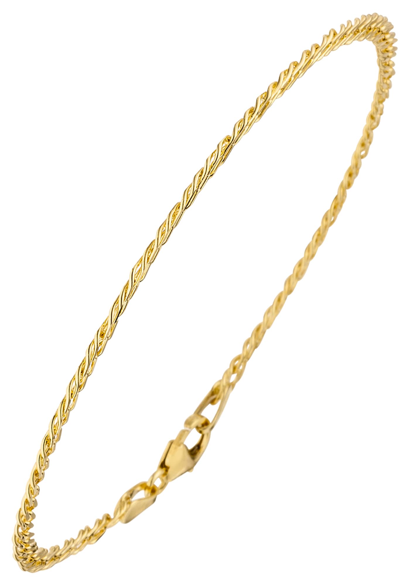 JOBO Goldarmband Zwillings-Panzerarmband 333 Gold 19 cm