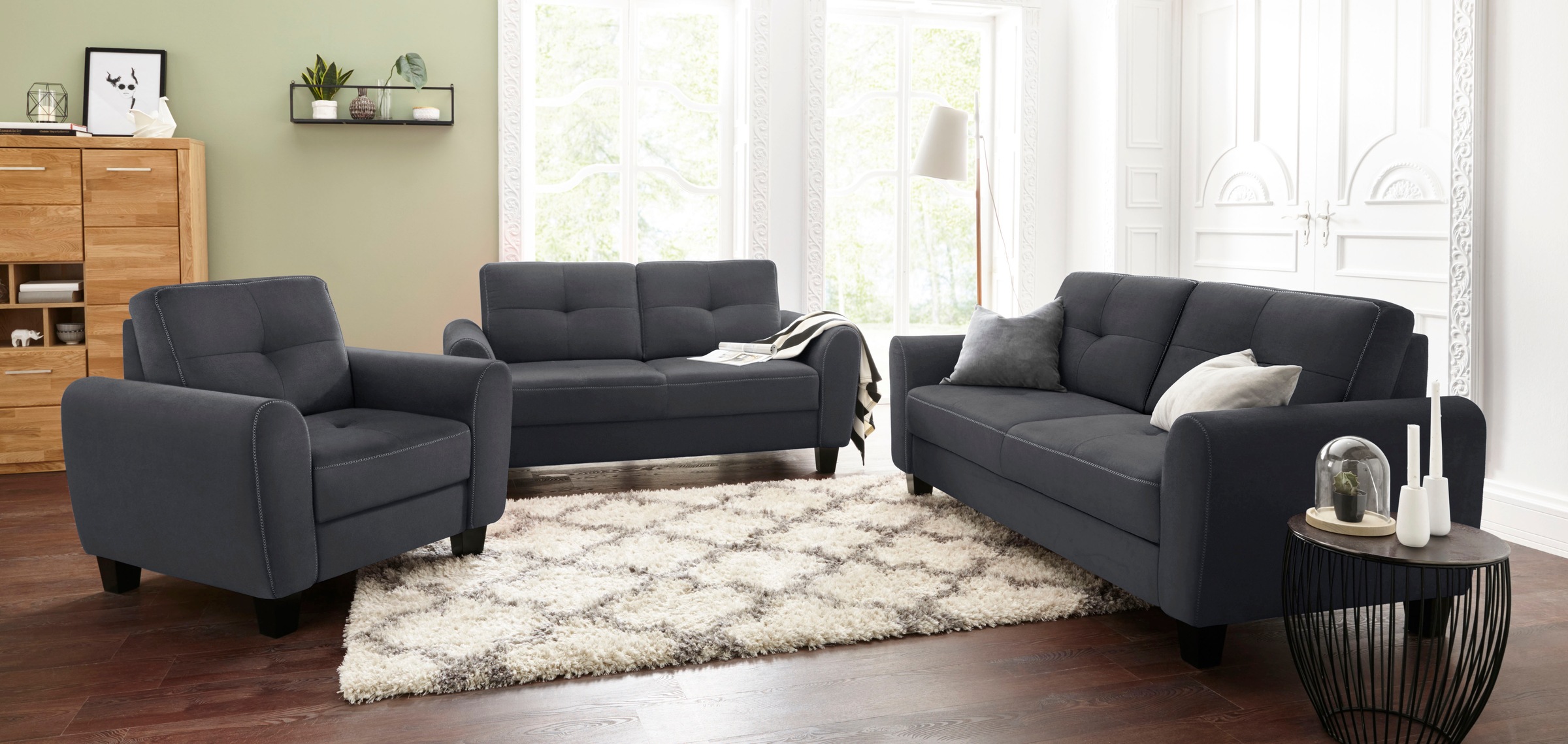 Thumbnail - sit&more Sessel "Varese" inklusive Federkern