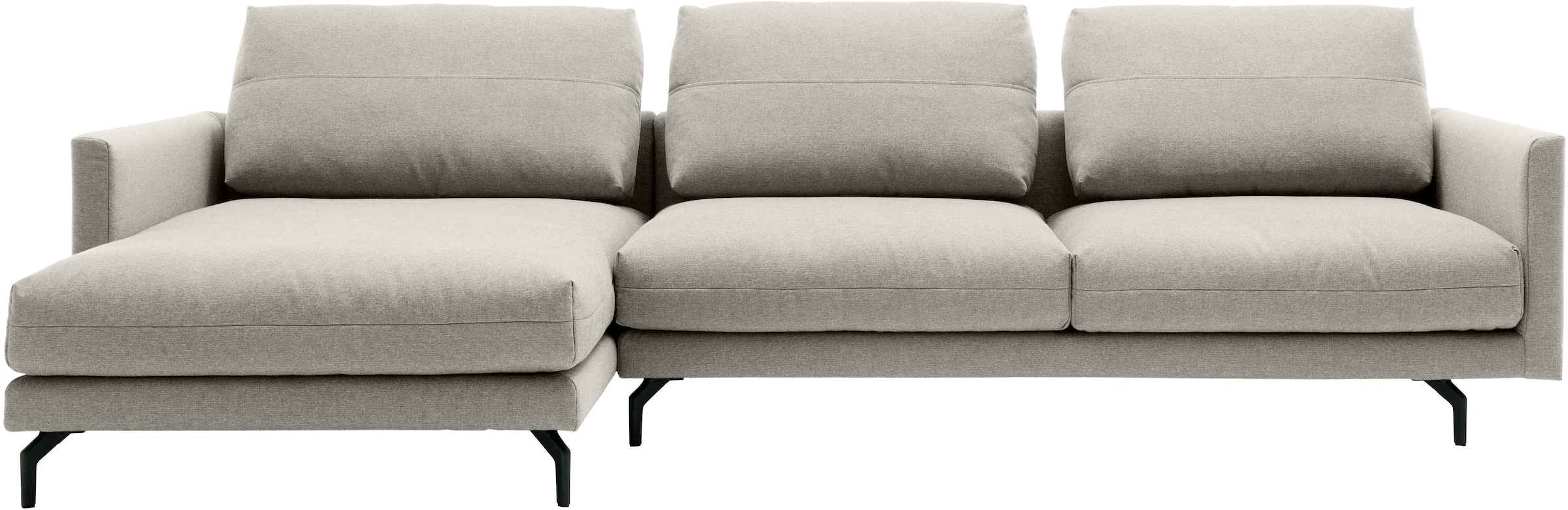 Creation BY ROLF BENZ Ecksofa "CR.414, Designecksofa, Polsterecke, Breite 300cm, L-Form" wahlweise aus feinstem Rindsleder oder hochwertigem Chenille