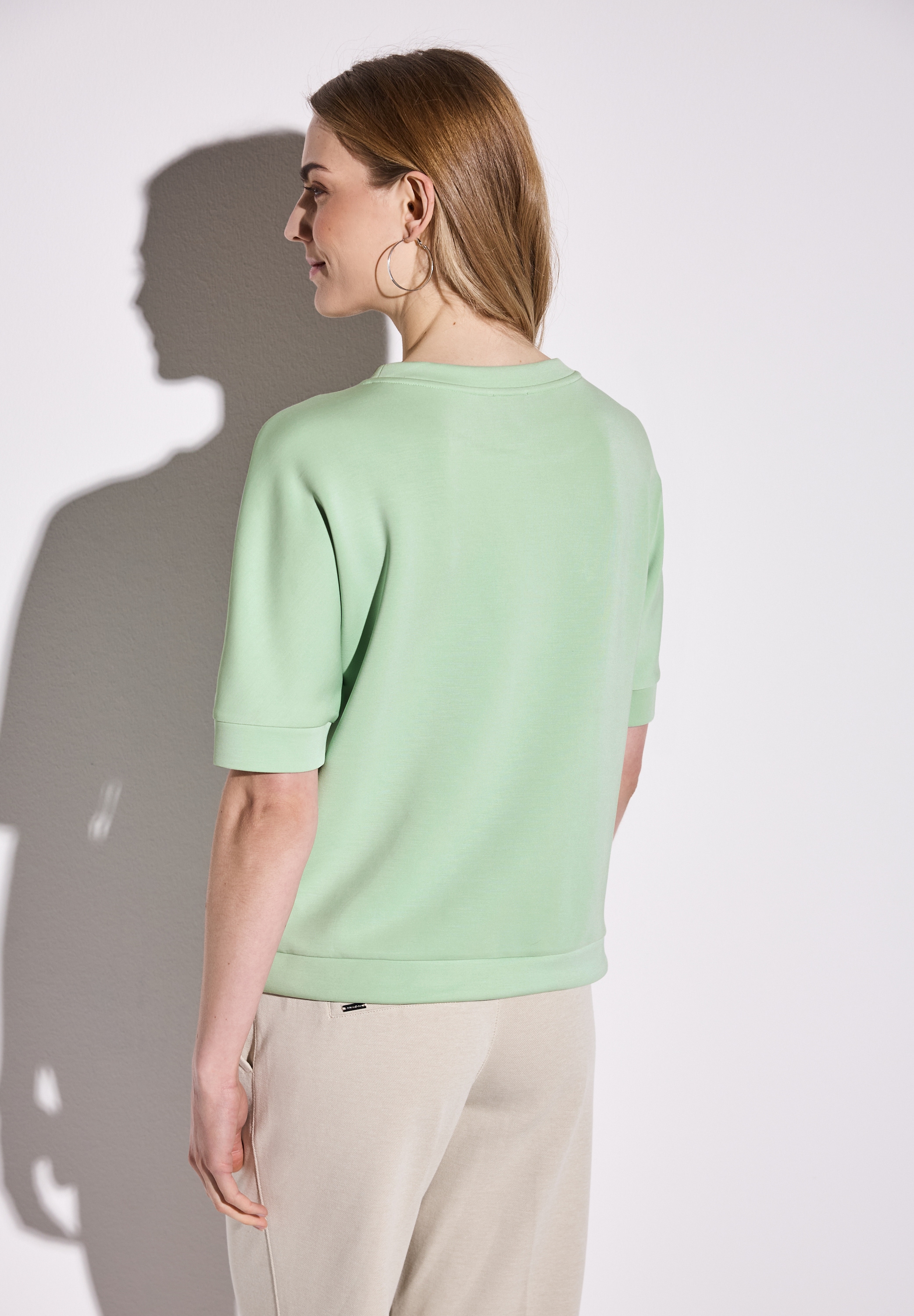 STREET ONE Sweatshirt, mit Tunnelzug am Saum
