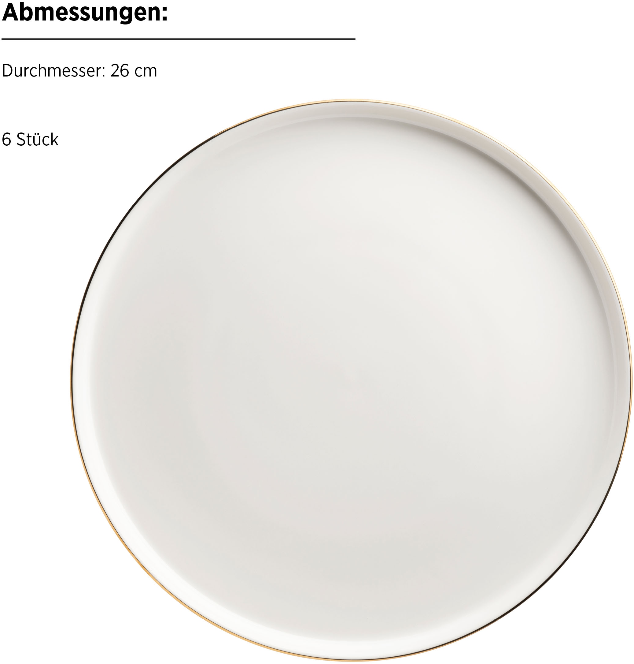MÄSER Tafelservice »SITA, aus Porzellan«, (Set, 12 tlg.), Geschirr-Set, Service