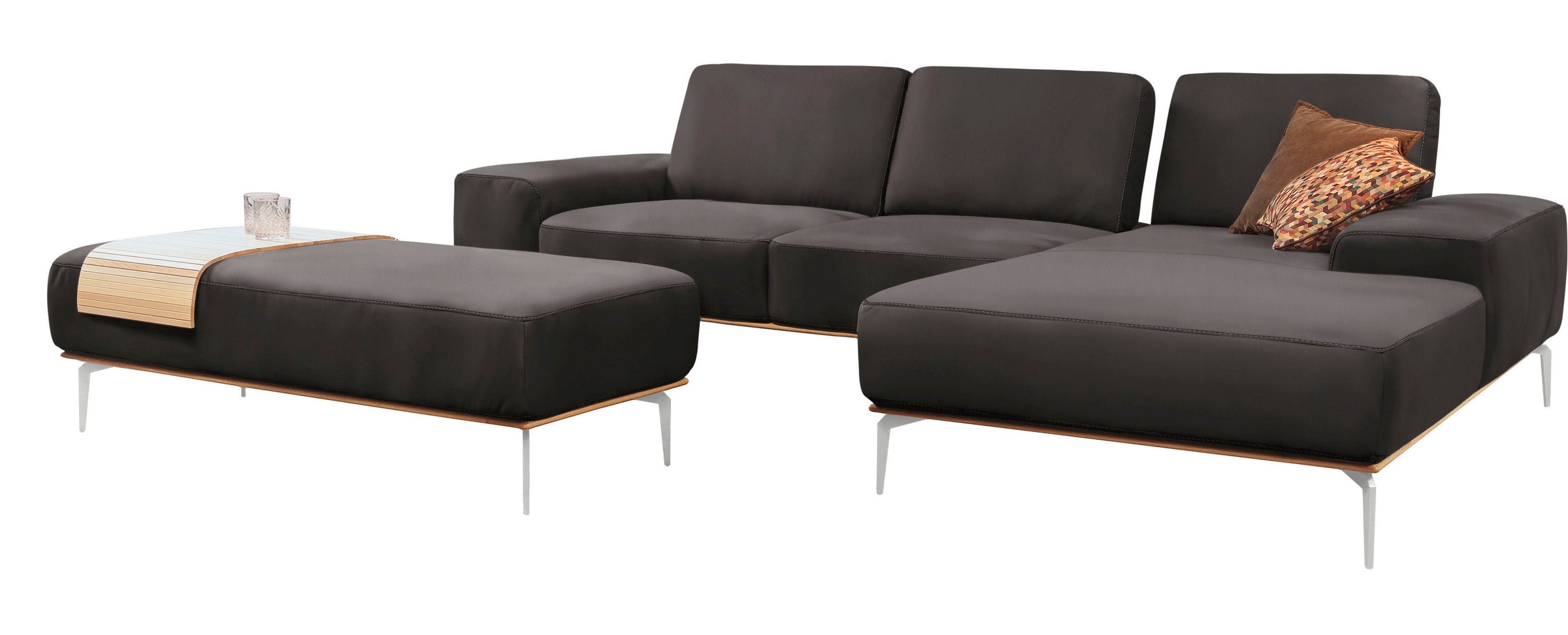 W.SCHILLIG Run Ecksofa Braun 8