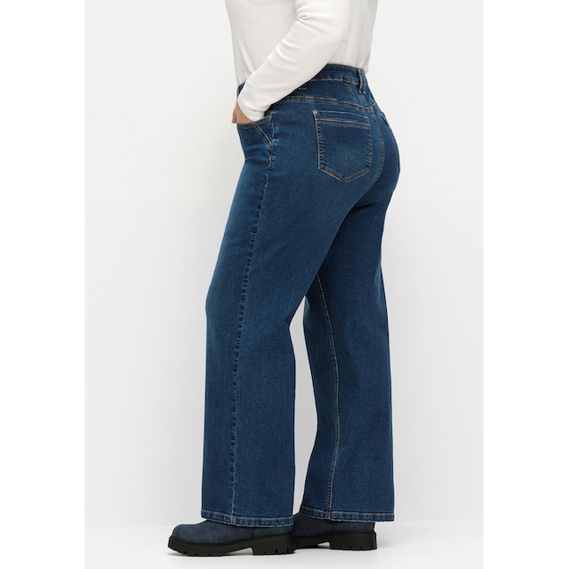 Sheego Weite Jeans »Große Größen«, ELLA für kräftige Oberschenkel und Waden  bestellen | BAUR
