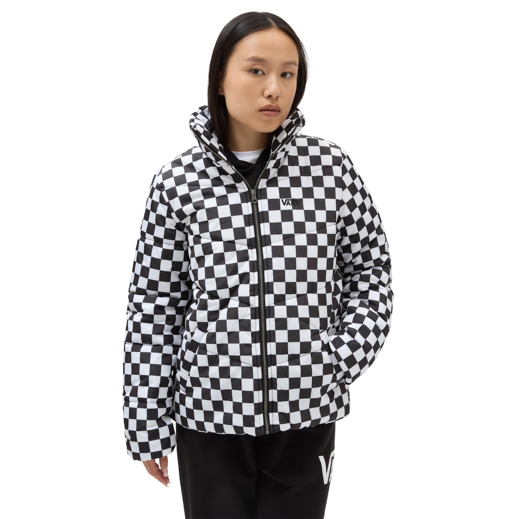 Vans Steppjacke »FOUNDRY PRINT PUFF MTE«, mit Kapuze, mit Waffelmuster