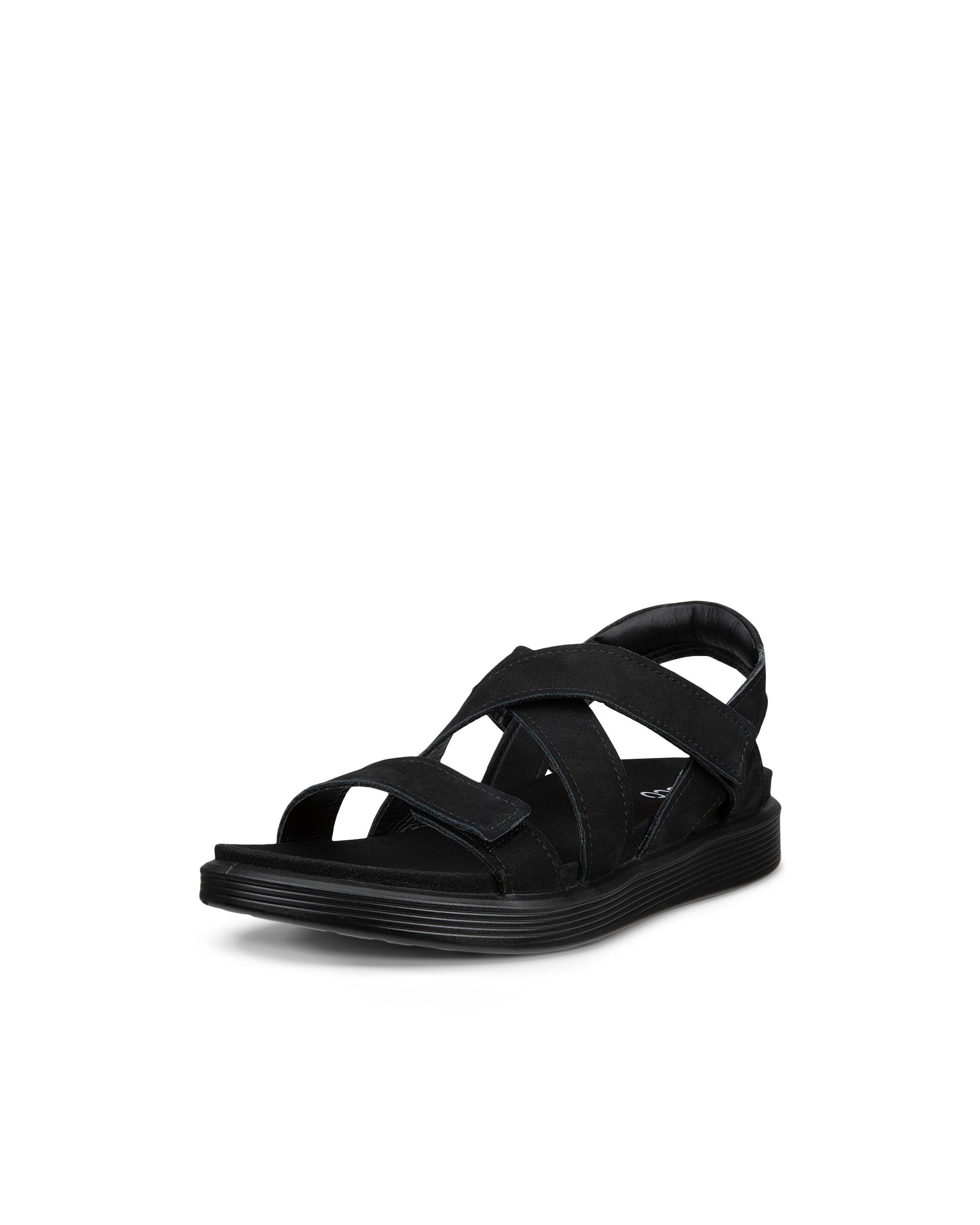 Ecco Sandale "SOFT SANDAL W CROSS STRAP" Riemchensandale, Sommerschuh mit p günstig online kaufen