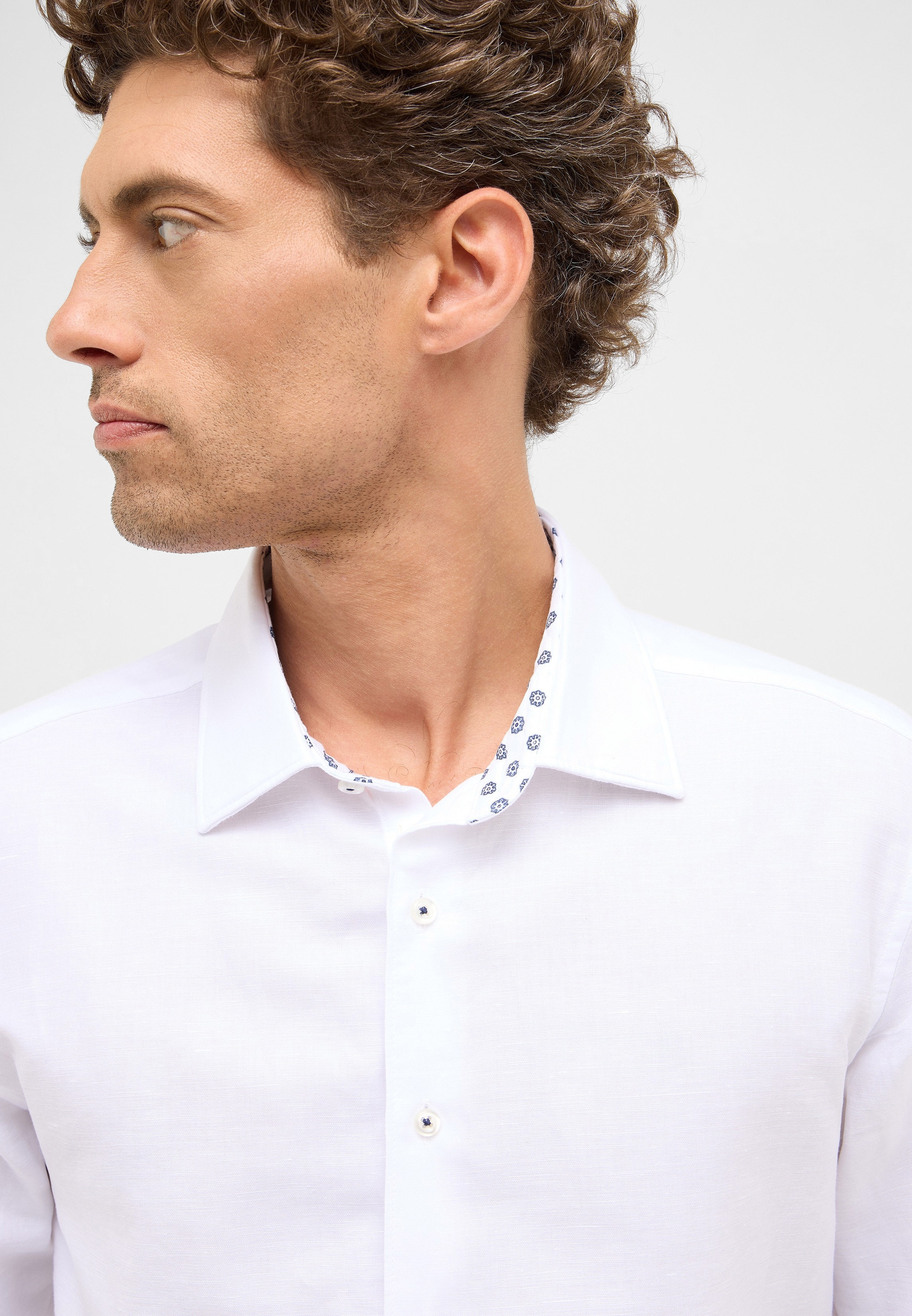 Eterna Langarmhemd »SLIM FIT«, EASY IRON (bügelleicht)