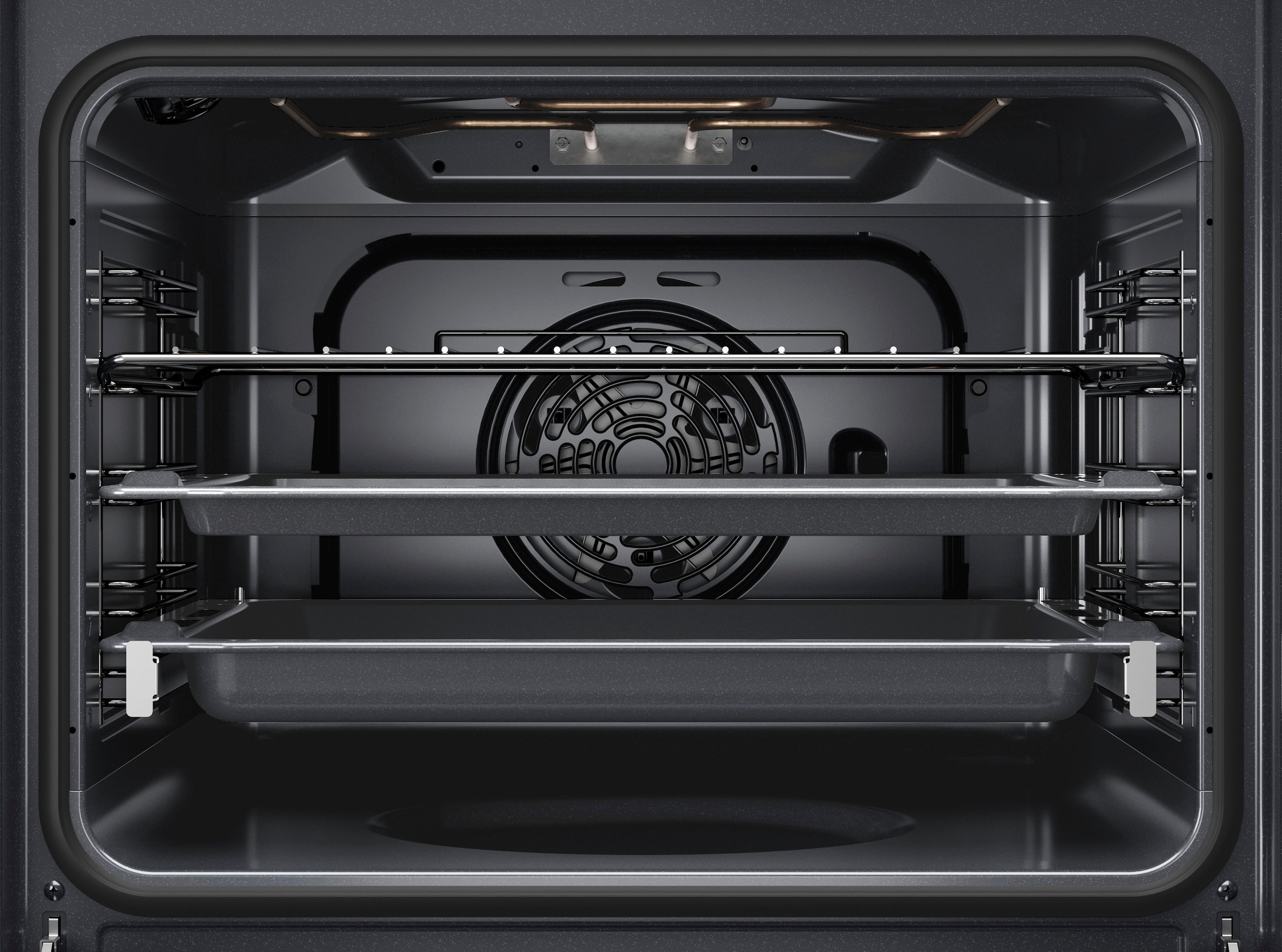 BAUKNECHT Einbaubackofen  »BBA2S85HU1«, mit 1-fach-Teleskopauszug, Gentle Steam
