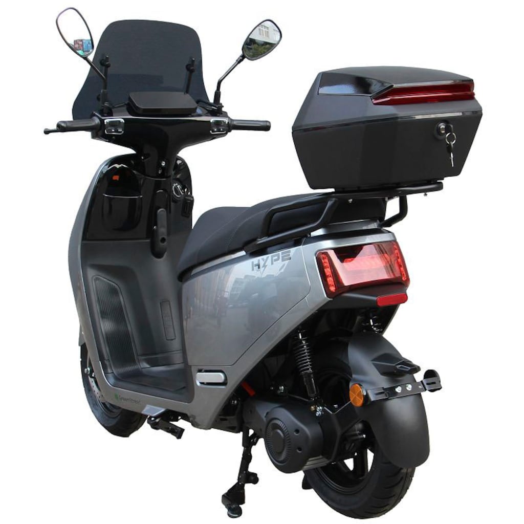 GreenStreet E-Motorroller »HYPE 3000 W 85 km/h inkl. Windschild + Topcase«, inkl. Windschild und Topcase