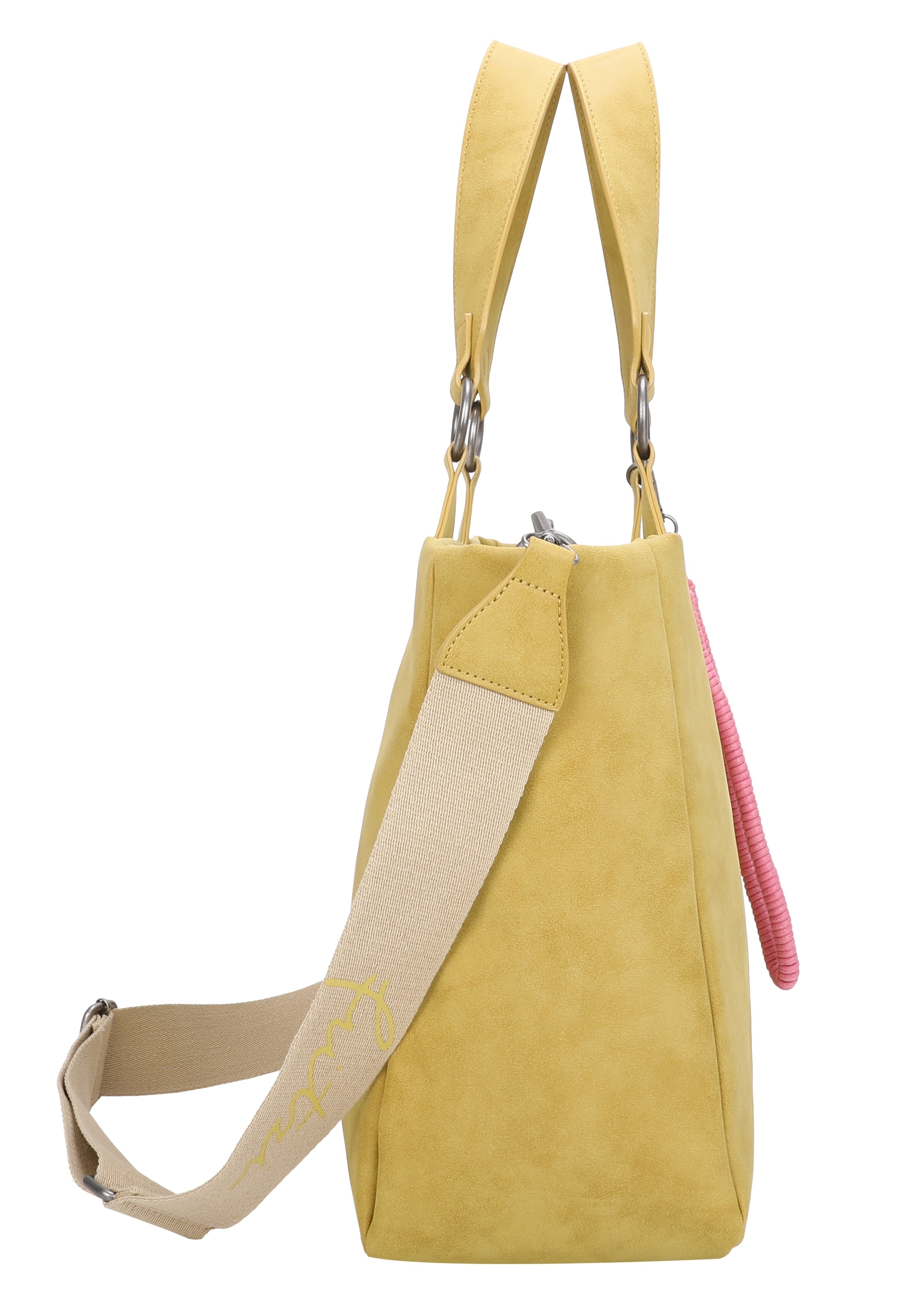 Fritzi aus Preußen Henkeltasche »Izzy Vintage«, mit Taschen-Anhänger und Schlüsselschlange