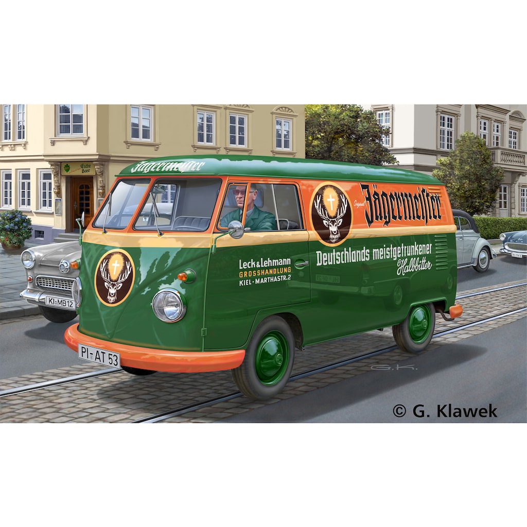 Revell® Modellbausatz »Model Set, VW T1 Kastenwagen«, (Set), 1:24