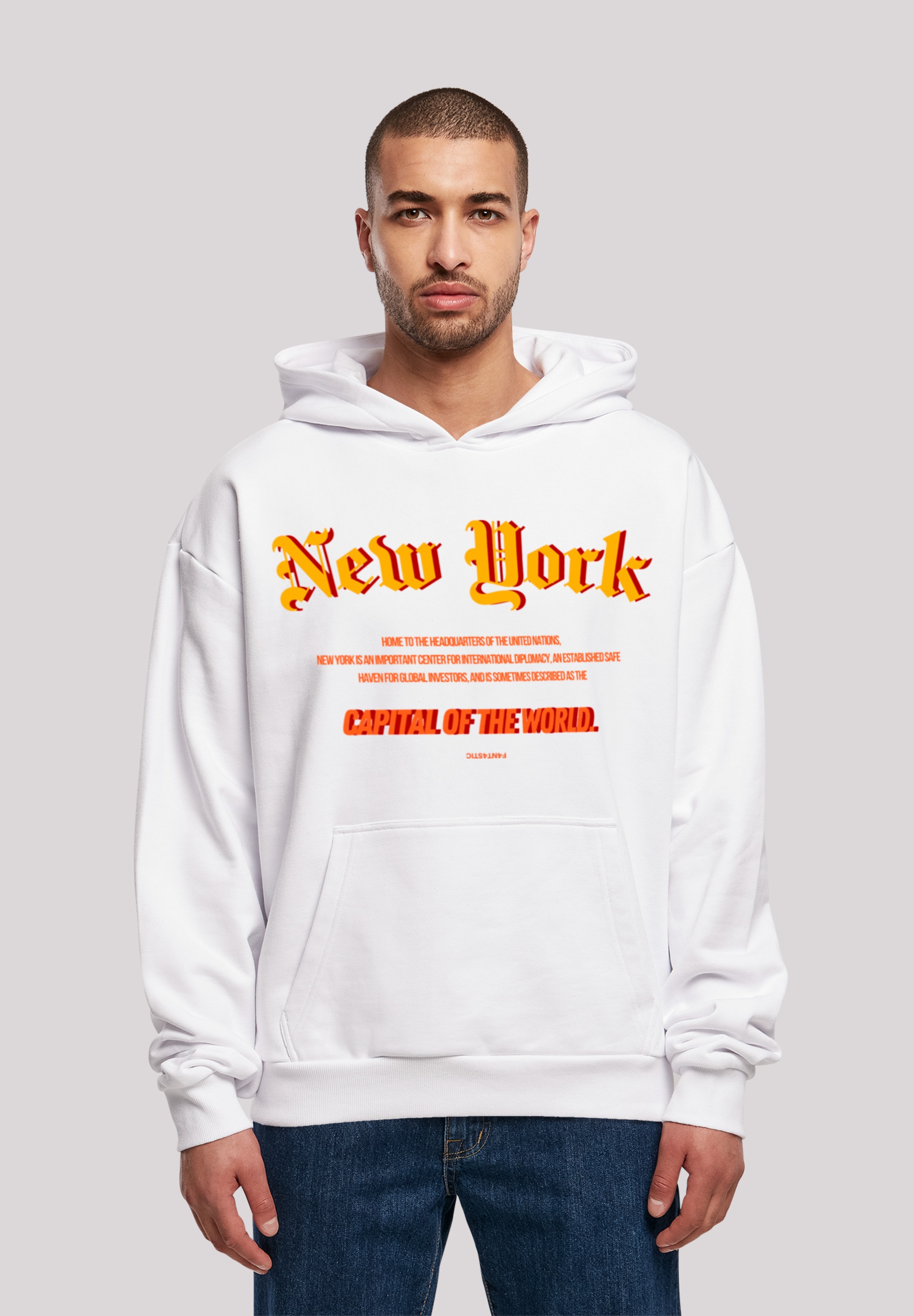 F4NT4STIC Kapuzenpullover "New York OVERSIZE HOODIE", Print