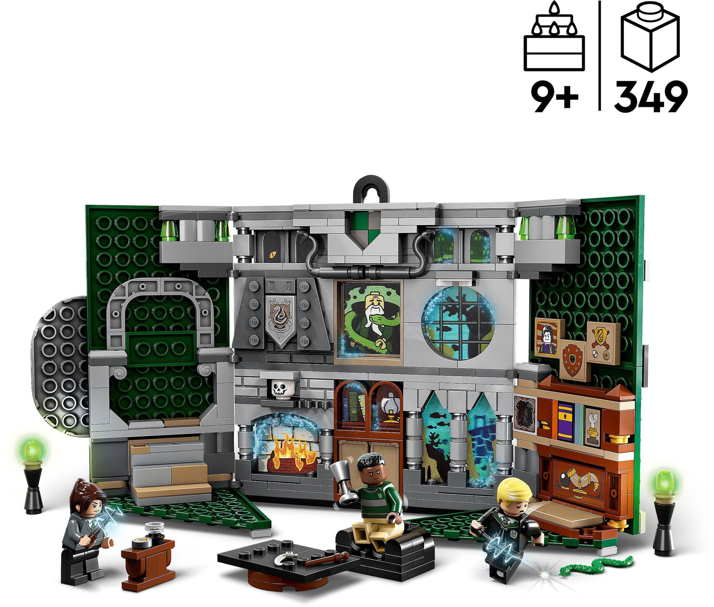 LEGO® Konstruktionsspielsteine »Hausbanner Slytherin (76410), LEGO® Harry Potter™«, (349 St.)