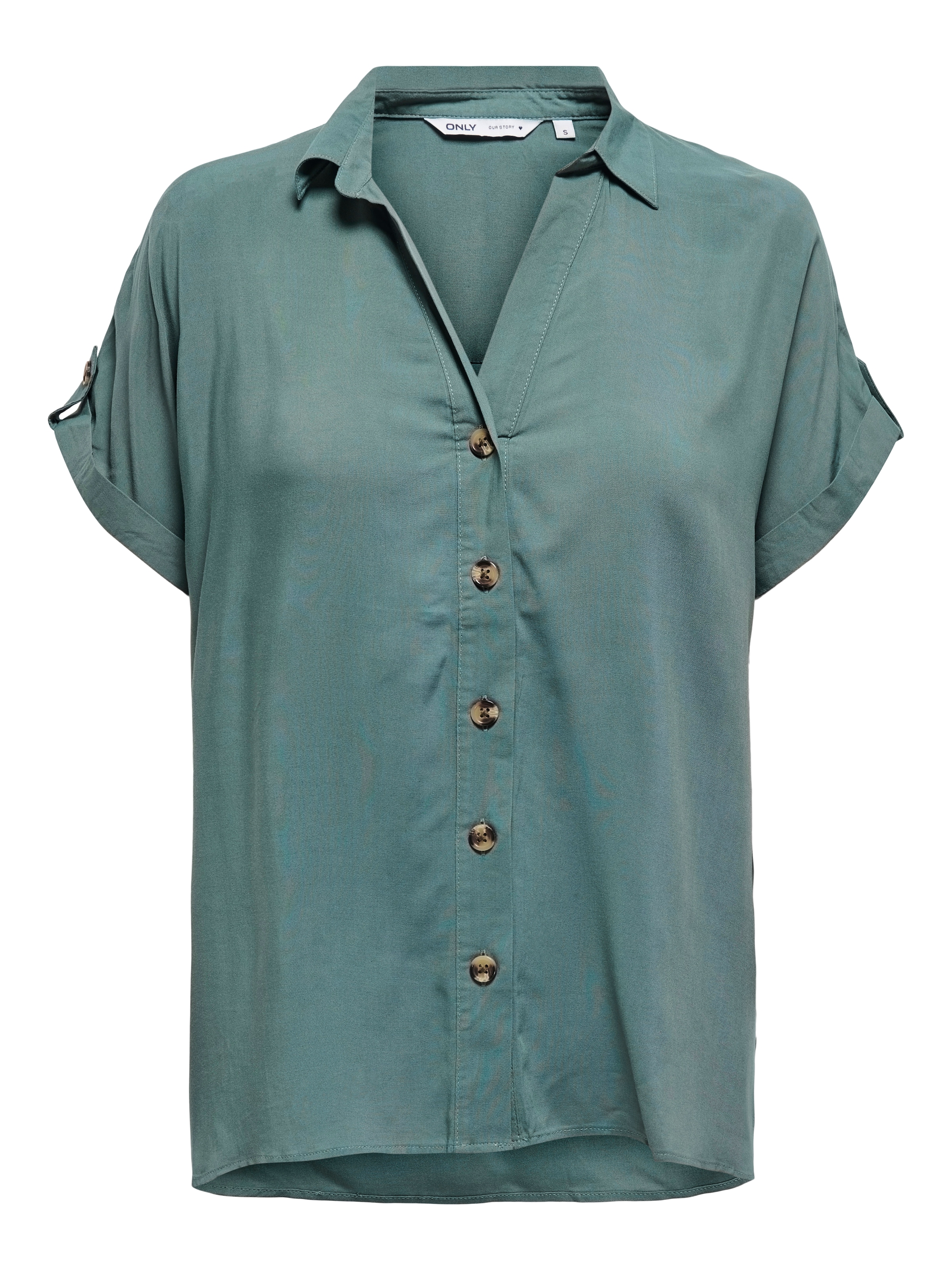 ONLY Kurzarmbluse »ONLYASMIN SHIRT S/S WVN NOOS«