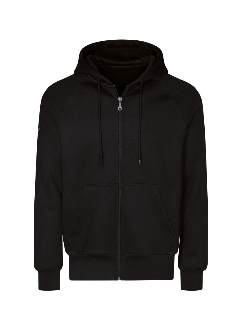 Trigema Sweatjacke "TRIGEMA Sweatjacke mit Kapuze" 1 Stk. tlg. günstig online kaufen