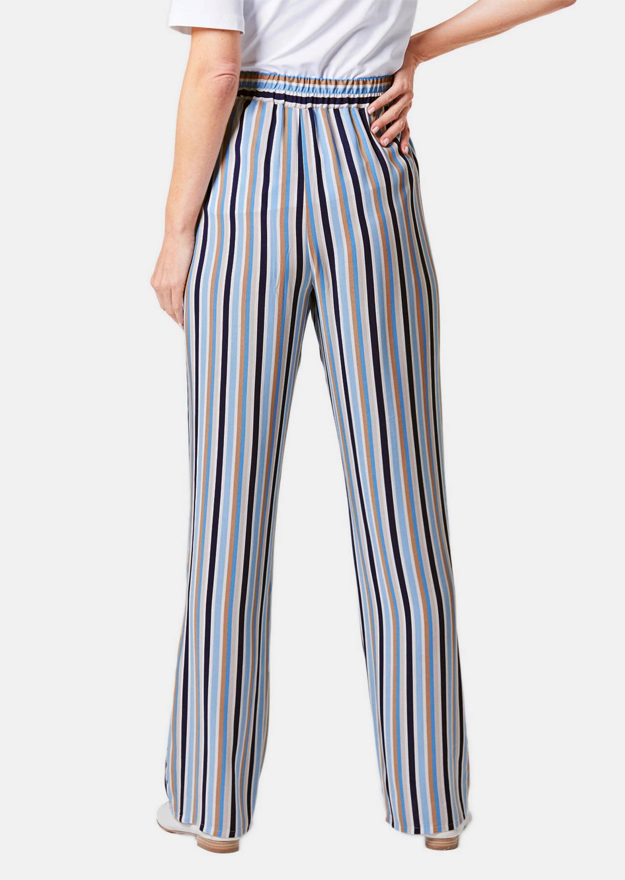 GOLDNER 2-in-1-Hose »Palazzo-Hose Palazzo-Hose mit sommerlichem Druck«