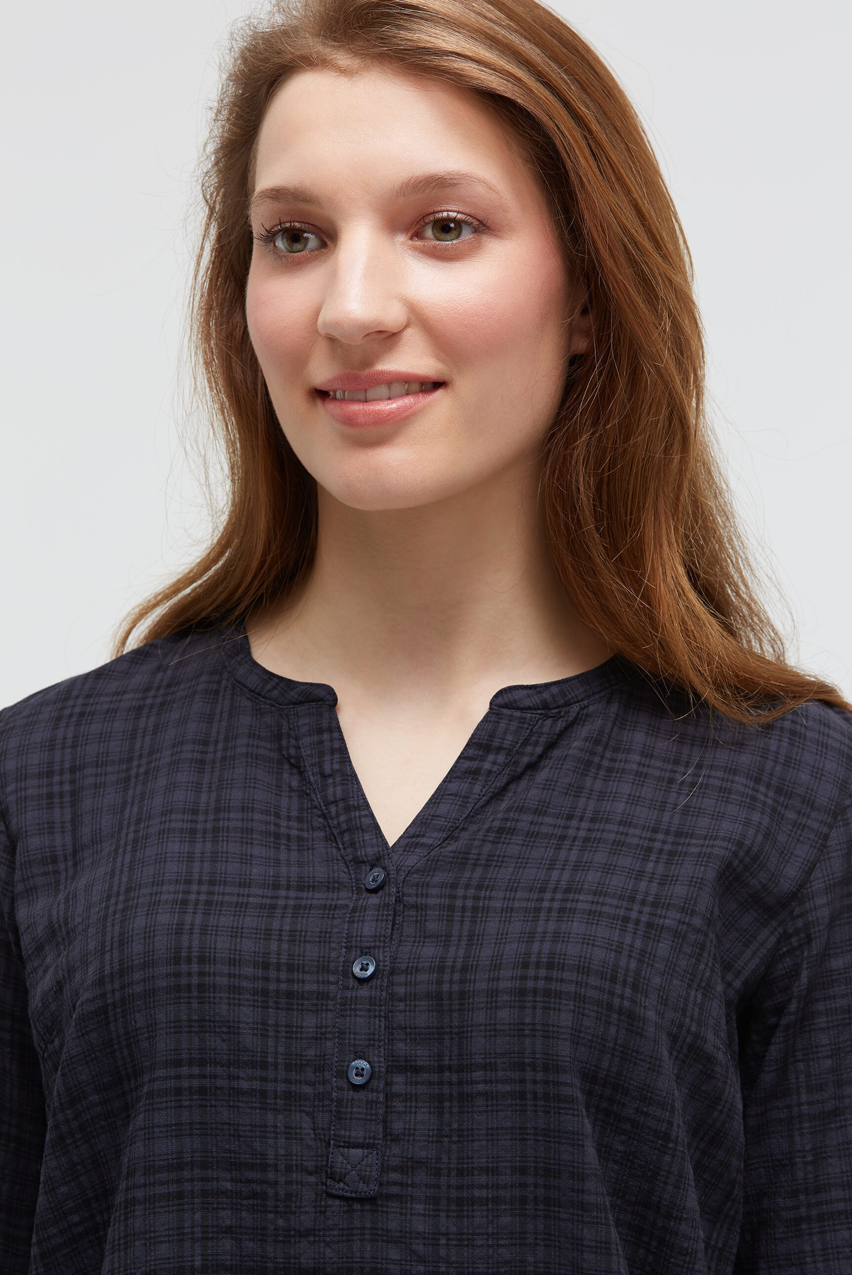 SOCCX Langarmbluse im Turn-Up-Look