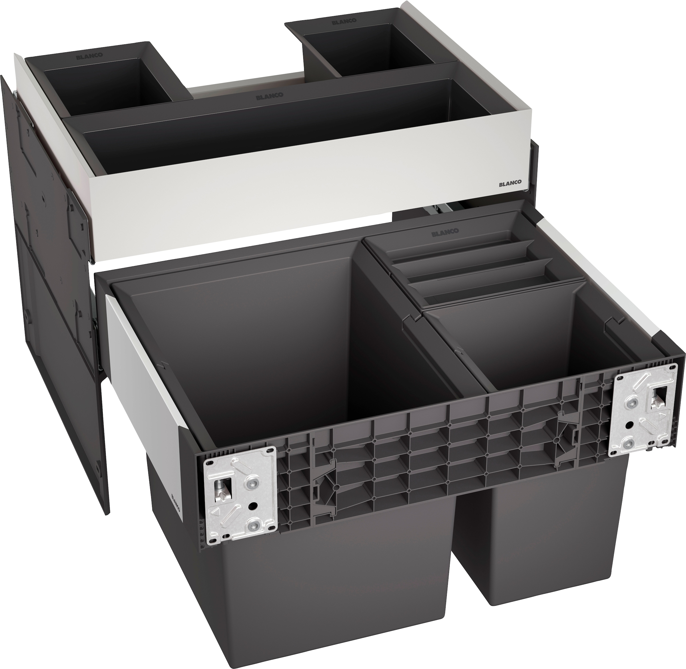 Blanco Mülltrennsystem »Select II XL 60/3«, 3 Behälter, Orga, Kunststoff, Stahlblech, 600 mm Untermass