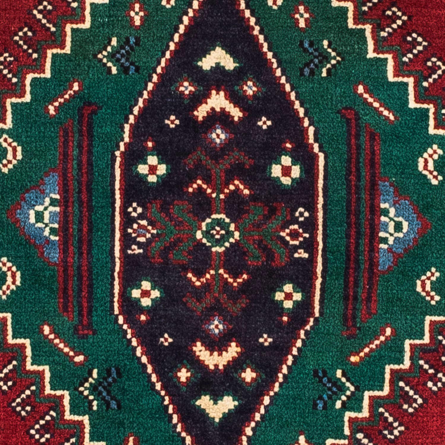 morgenland Orientteppich »Belutsch - 137 x 82 cm - dunkelrot«, rechteckig, Wohnzimmer, Handgeknüpft, Einzelstück mit Zertifikat